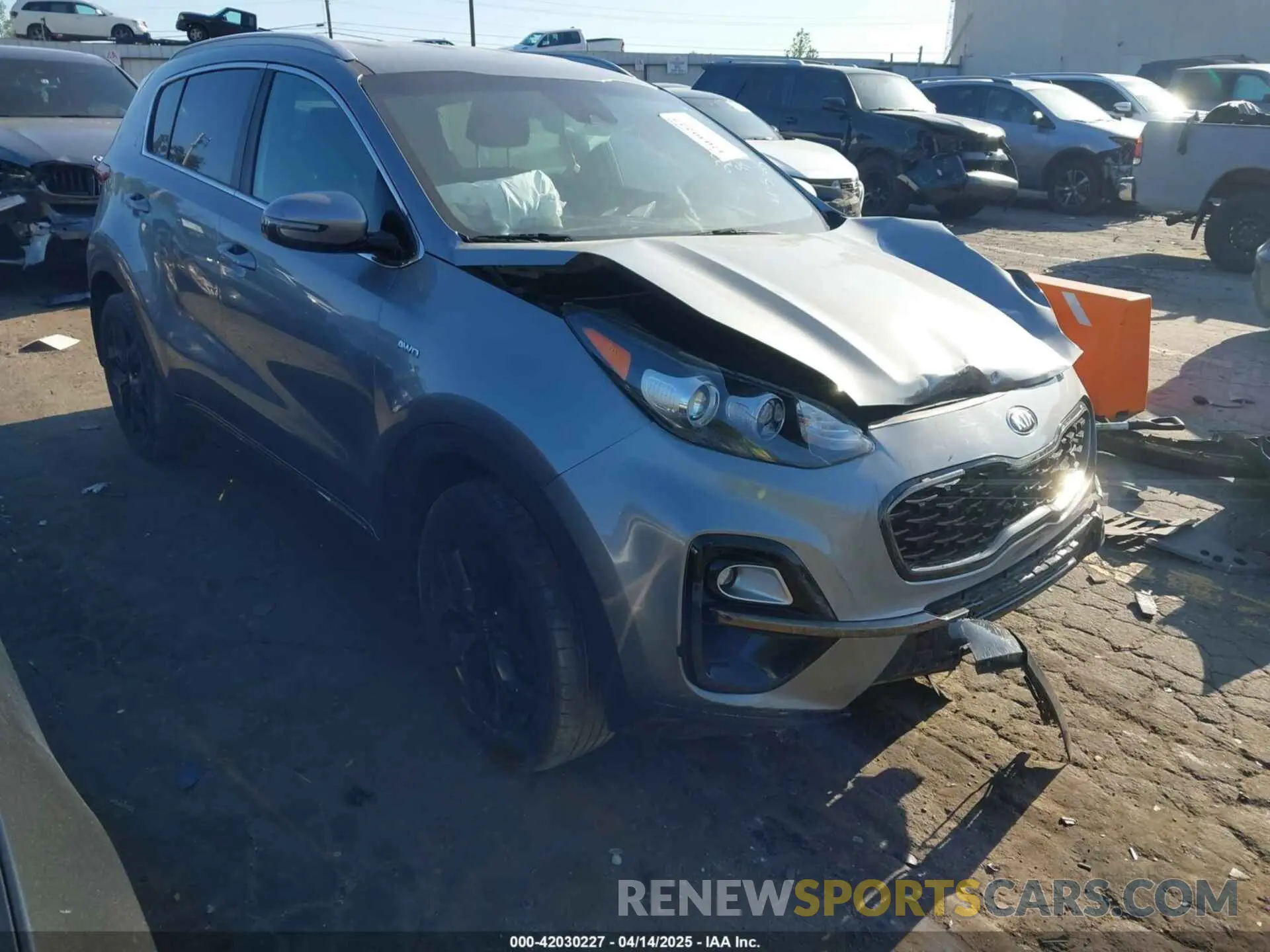 1 Photograph of a damaged car KNDP6CAC3L7702865 KIA SPORTAGE 2020