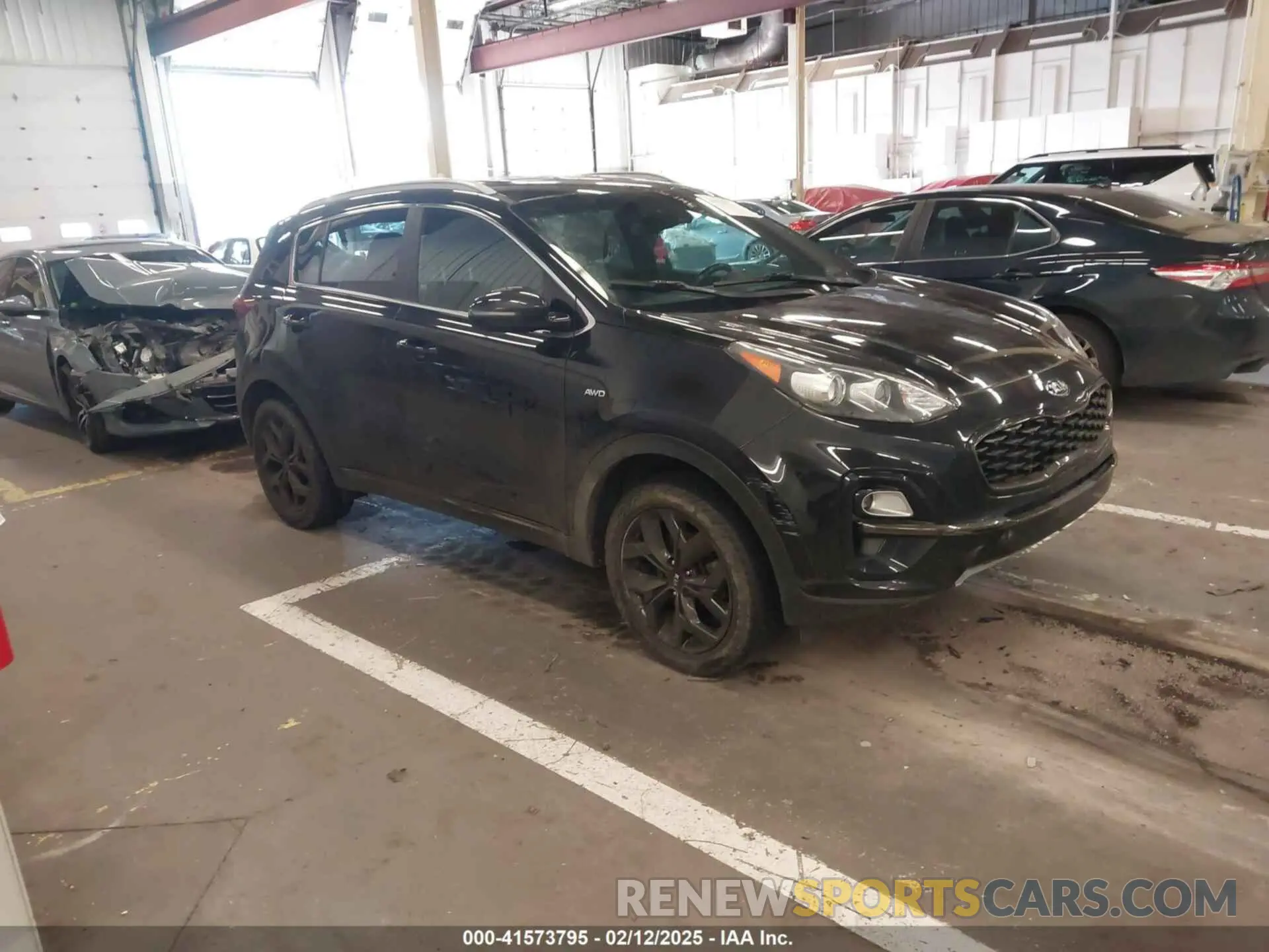 1 Photograph of a damaged car KNDP6CAC4L7705340 KIA SPORTAGE 2020