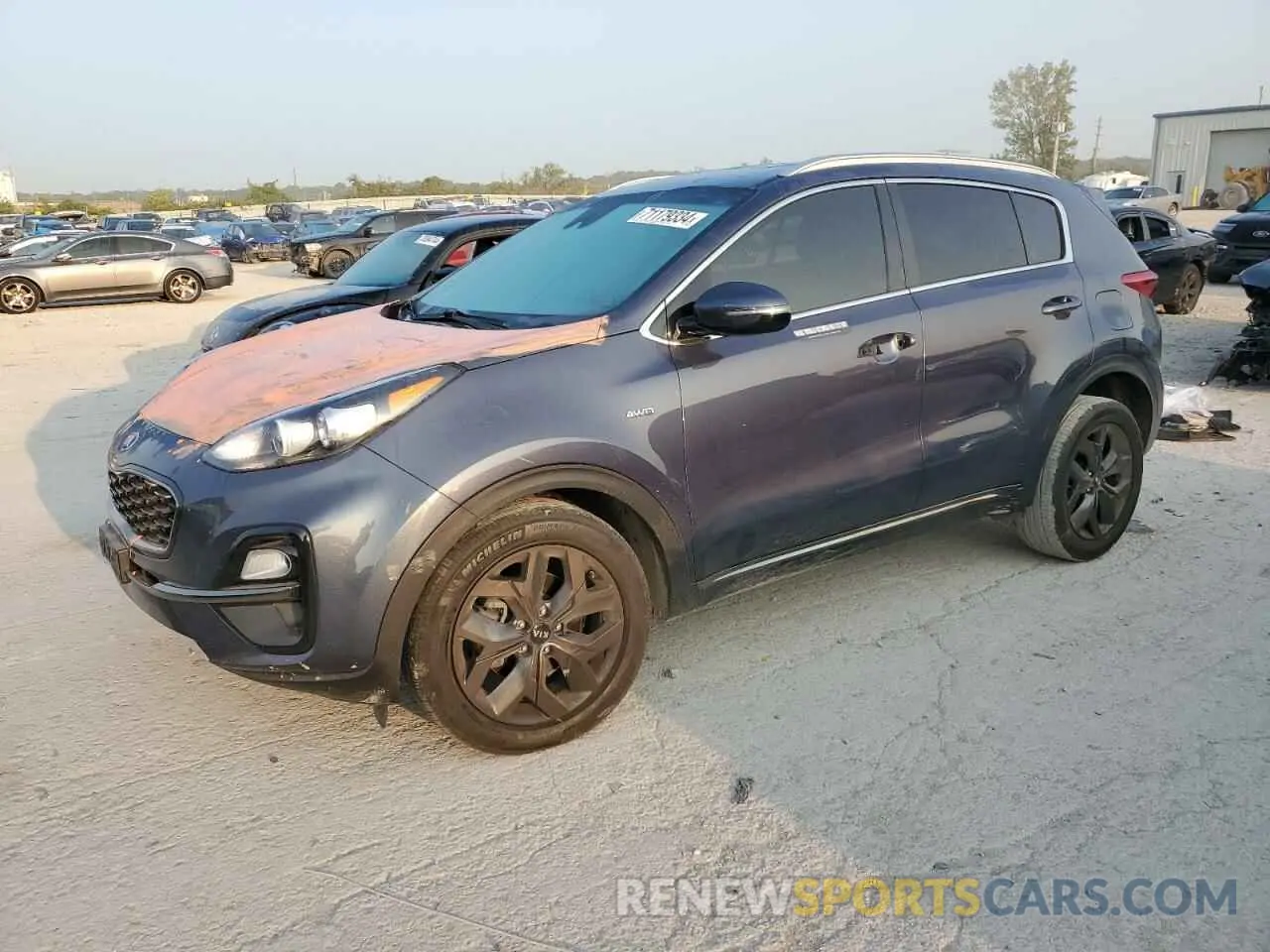 1 Photograph of a damaged car KNDP6CAC5L7657928 KIA SPORTAGE 2020