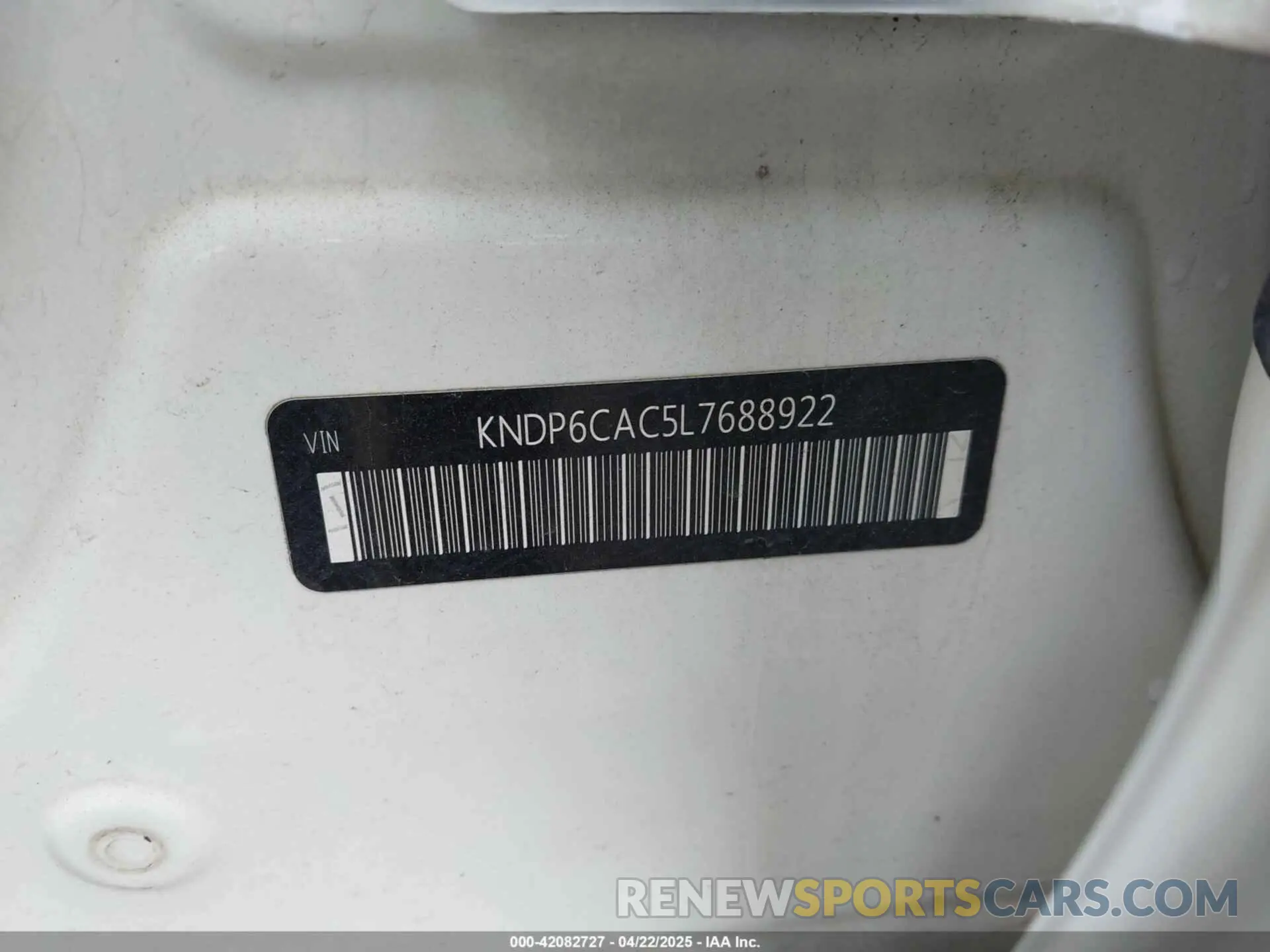 9 Photograph of a damaged car KNDP6CAC5L7688922 KIA SPORTAGE 2020