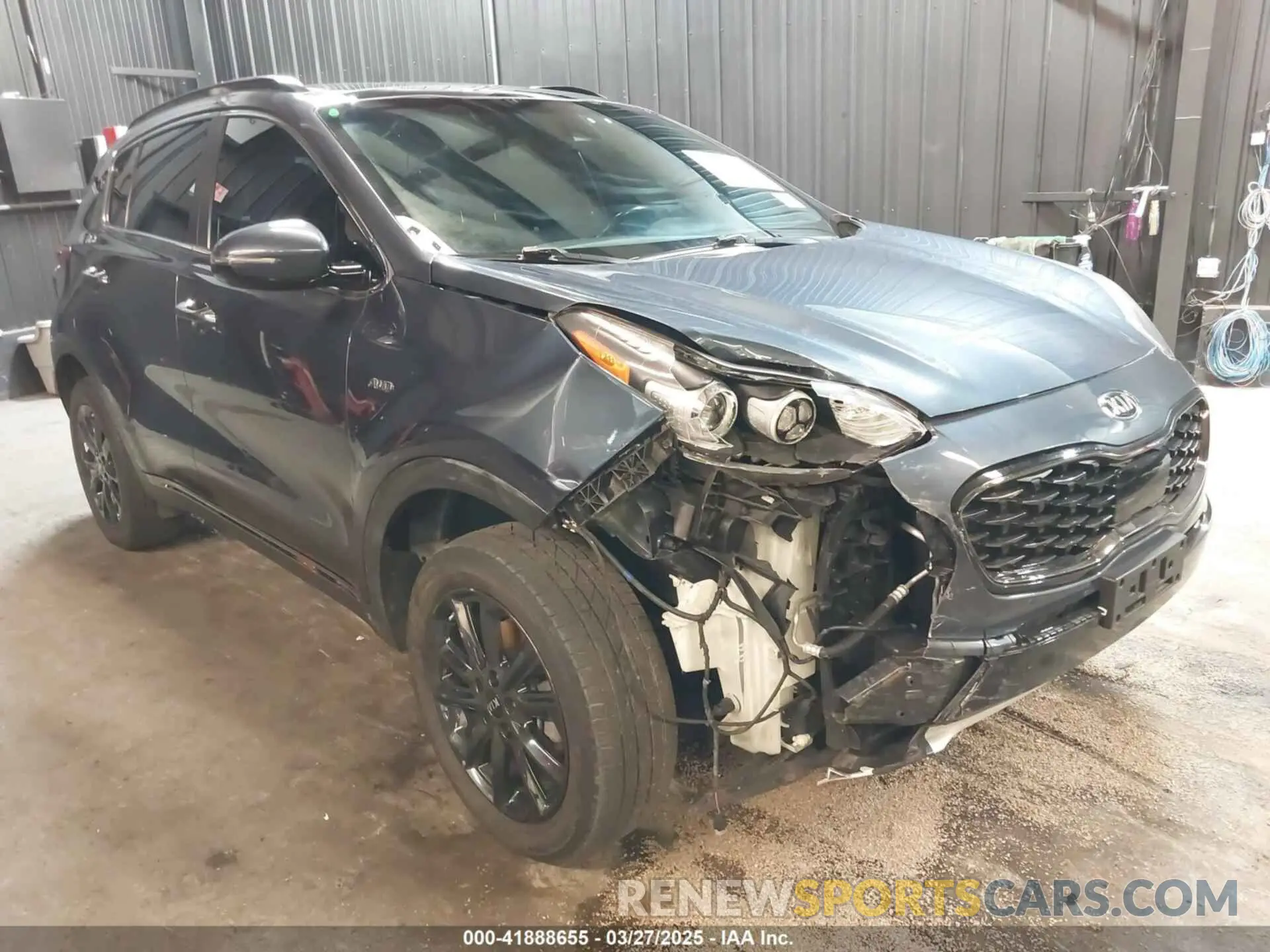 1 Photograph of a damaged car KNDP6CAC5L7715746 KIA SPORTAGE 2020