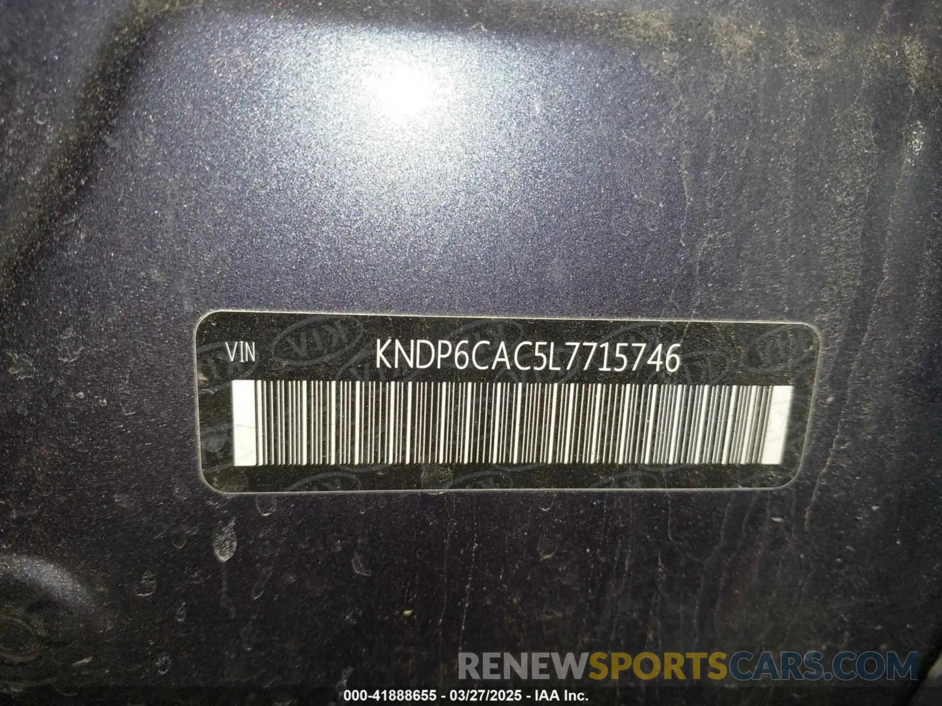 18 Photograph of a damaged car KNDP6CAC5L7715746 KIA SPORTAGE 2020