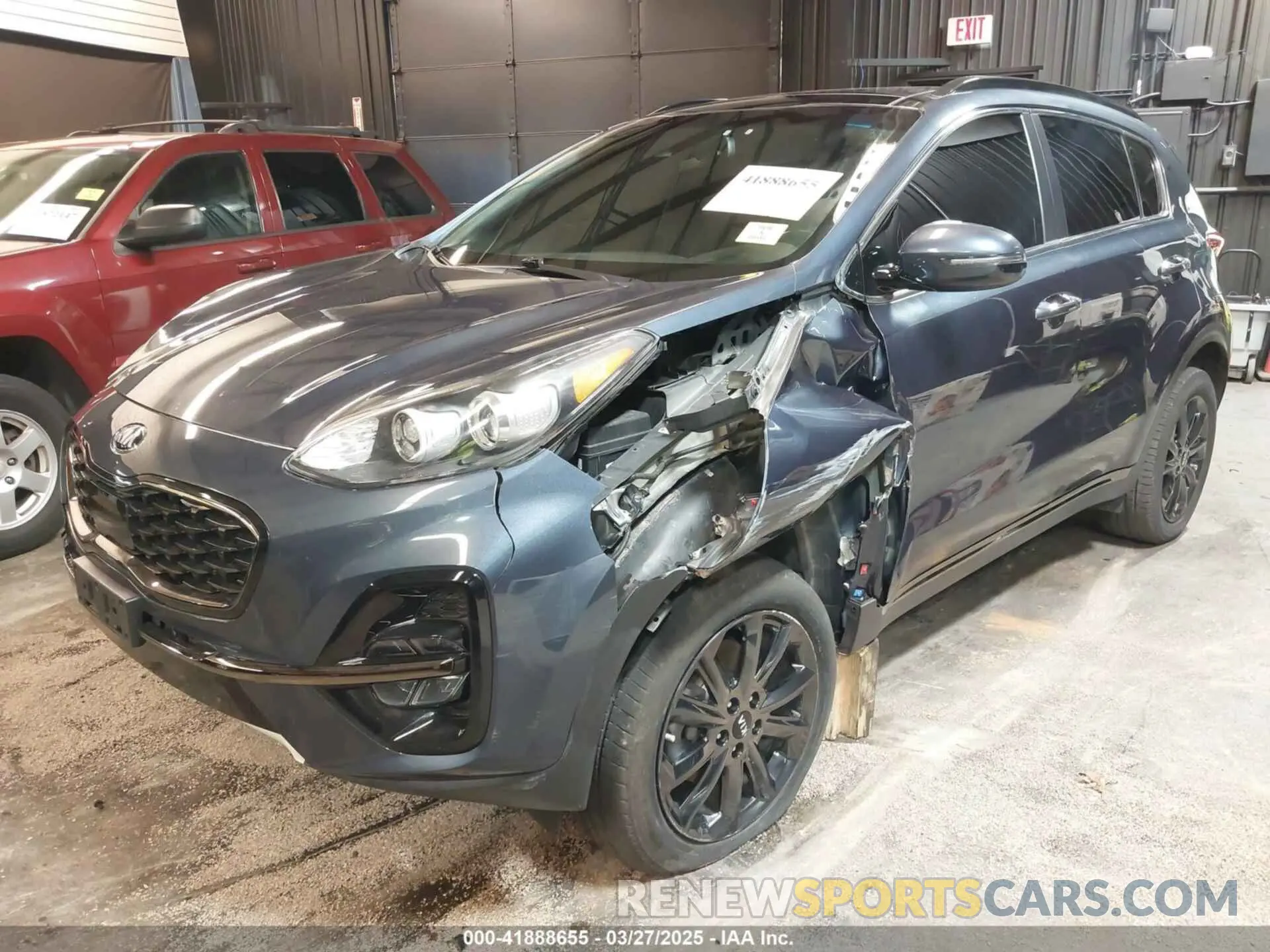 2 Photograph of a damaged car KNDP6CAC5L7715746 KIA SPORTAGE 2020