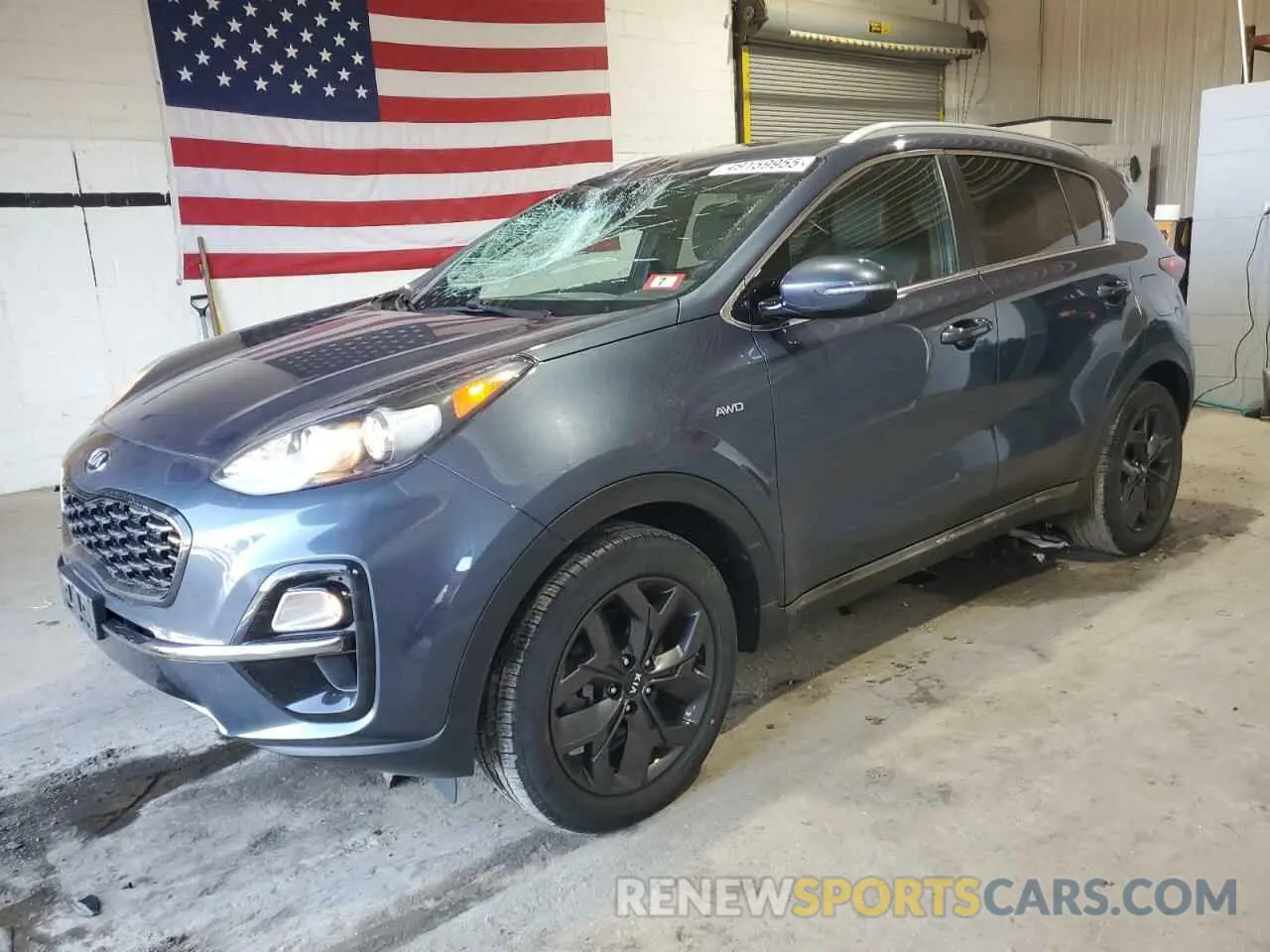 1 Photograph of a damaged car KNDP6CAC6L7835801 KIA SPORTAGE 2020