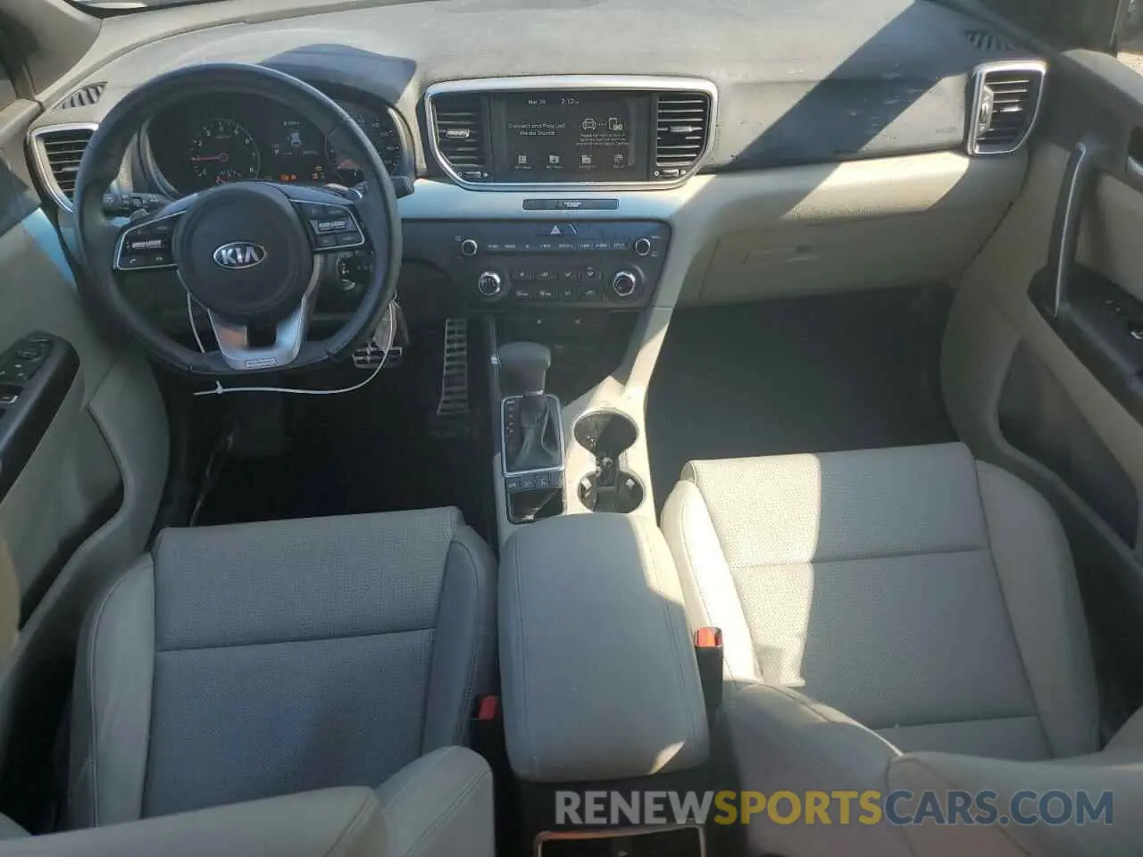 8 Photograph of a damaged car KNDP6CAC7L7652276 KIA SPORTAGE 2020