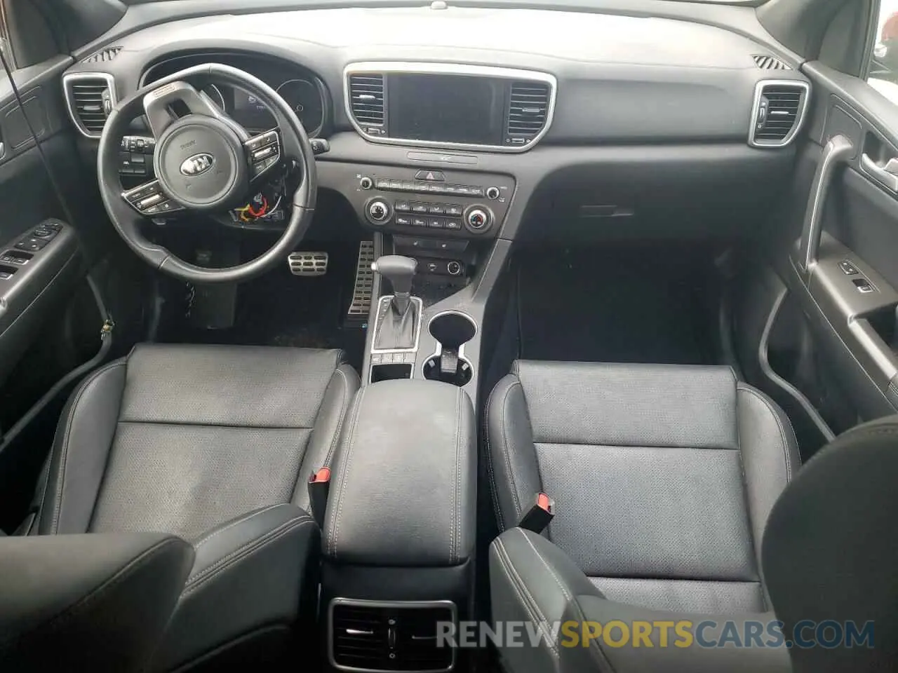 8 Photograph of a damaged car KNDP6CAC7L7679140 KIA SPORTAGE 2020