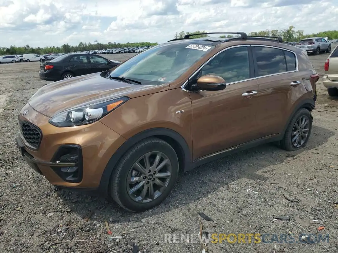 1 Photograph of a damaged car KNDP6CAC8L7679311 KIA SPORTAGE 2020