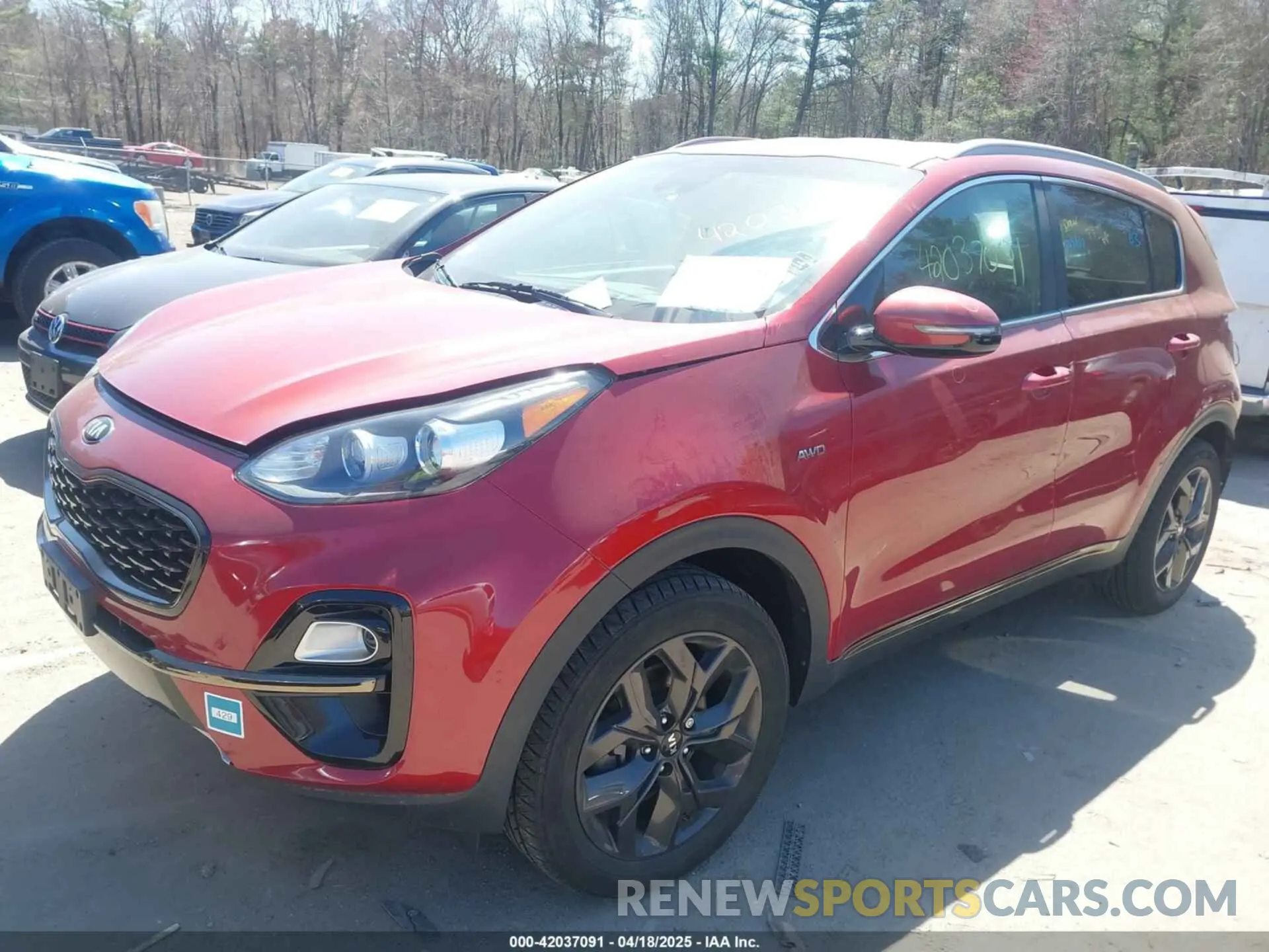 2 Photograph of a damaged car KNDP6CAC8L7716504 KIA SPORTAGE 2020