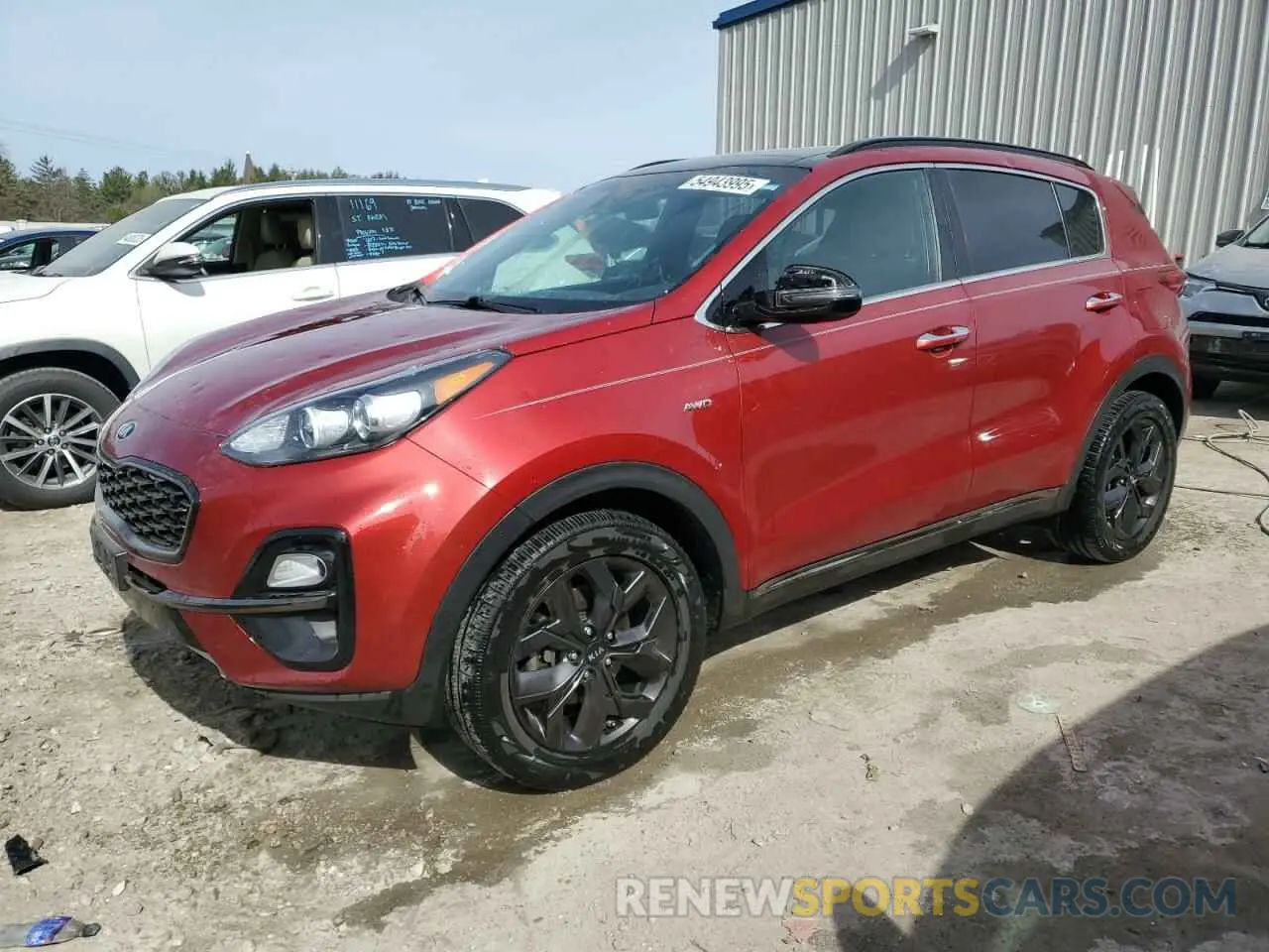1 Photograph of a damaged car KNDP6CAC8L7828591 KIA SPORTAGE 2020