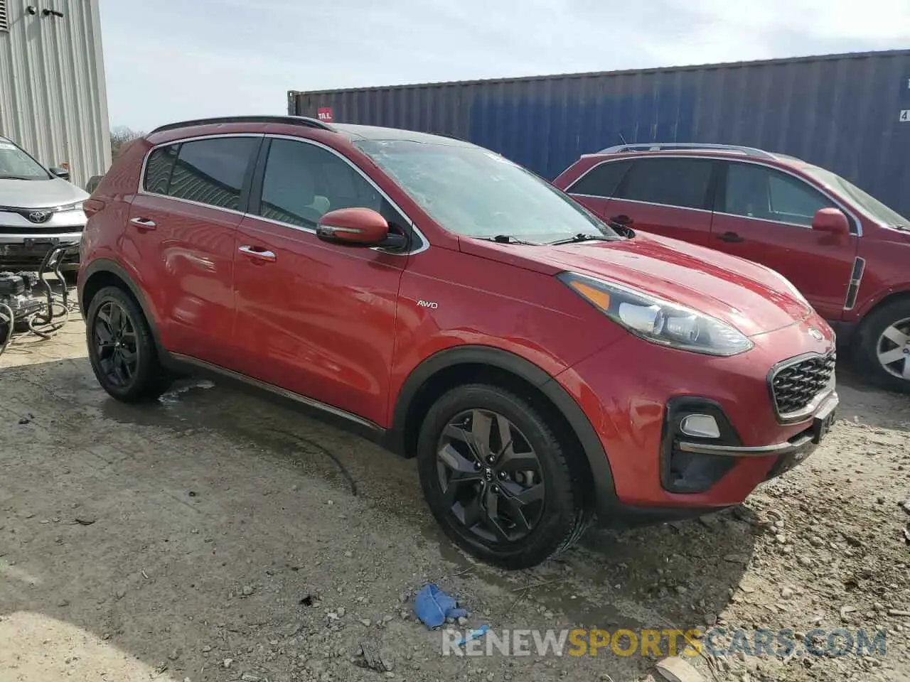 4 Photograph of a damaged car KNDP6CAC8L7828591 KIA SPORTAGE 2020