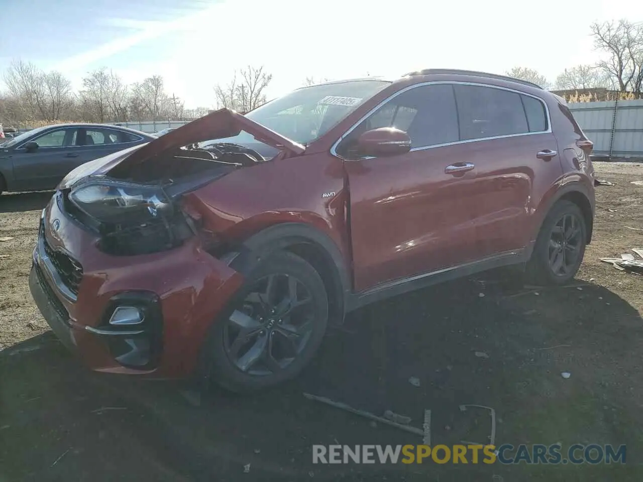 1 Photograph of a damaged car KNDP6CAC9L7667815 KIA SPORTAGE 2020