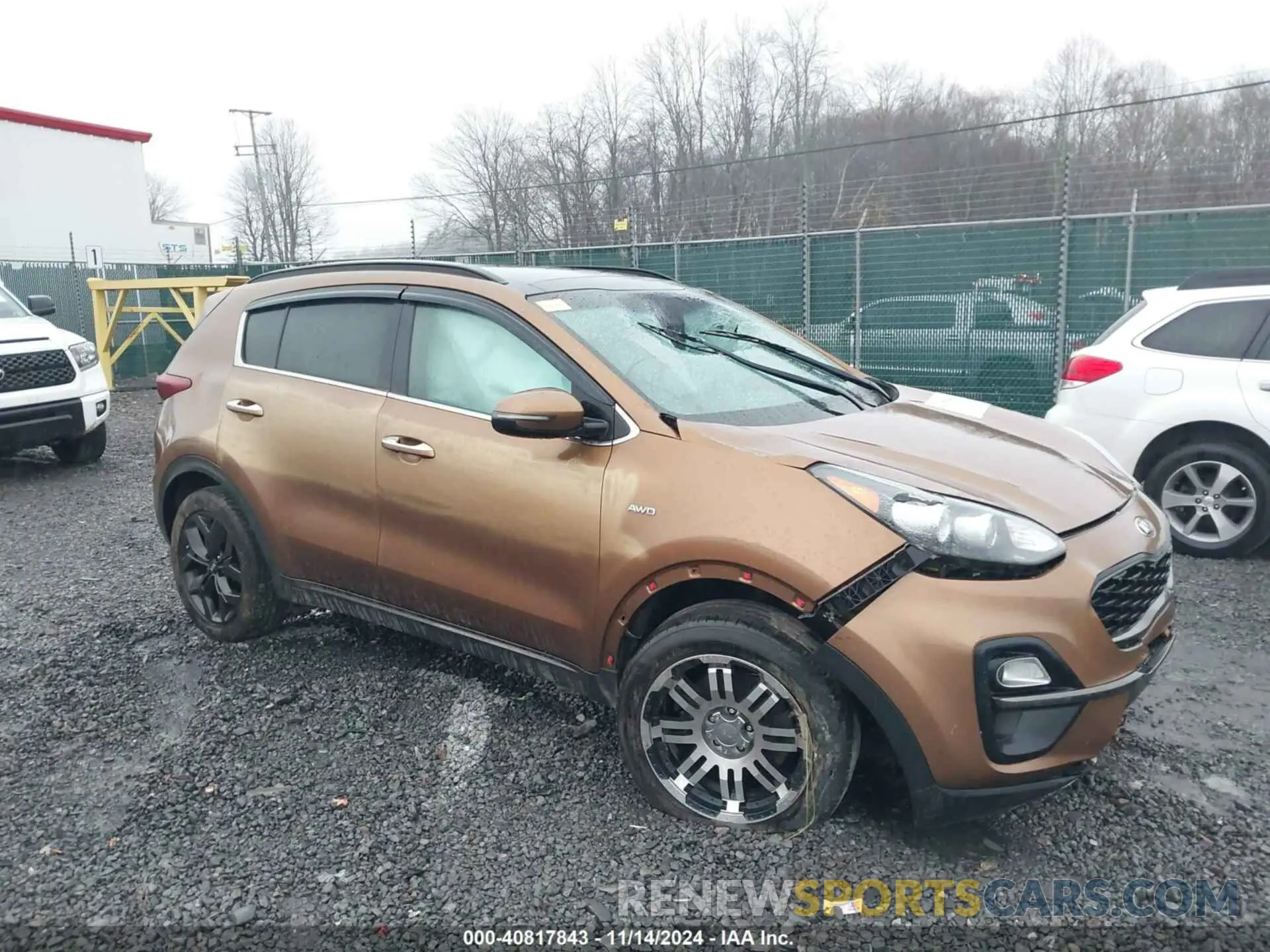 1 Photograph of a damaged car KNDP6CAC9L7681861 KIA SPORTAGE 2020