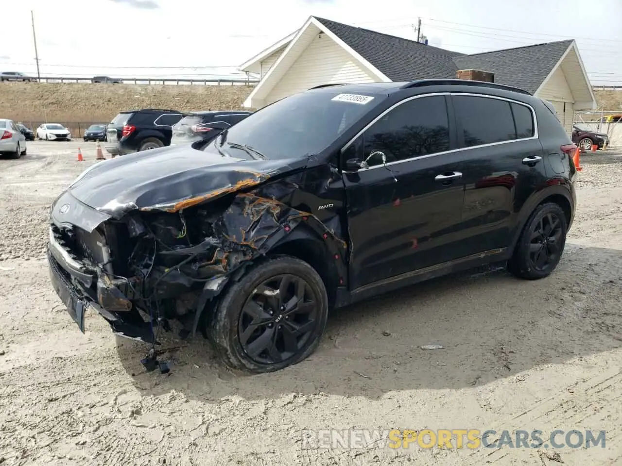 1 Photograph of a damaged car KNDP6CAC9L7738219 KIA SPORTAGE 2020