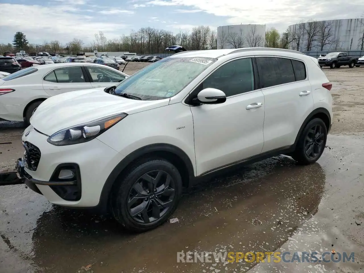 1 Photograph of a damaged car KNDP6CACXL7749391 KIA SPORTAGE 2020