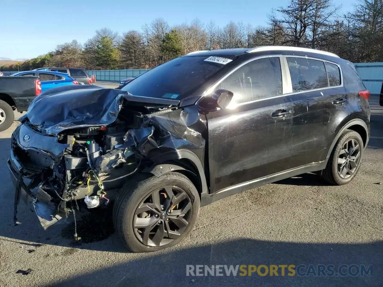 1 Photograph of a damaged car KNDP6CACXL7832416 KIA SPORTAGE 2020