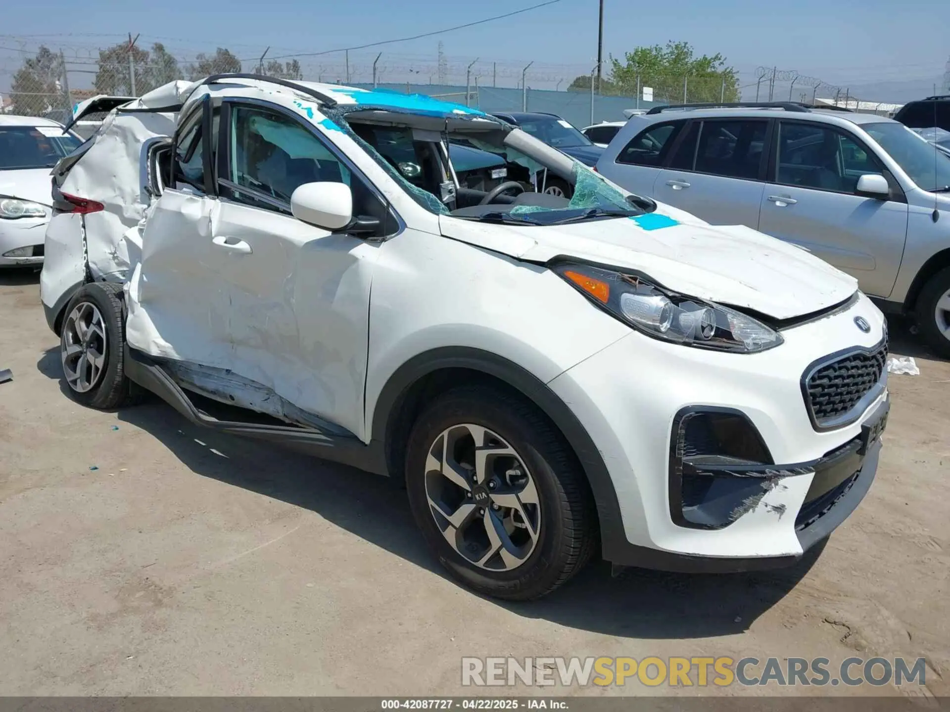 1 Photograph of a damaged car KNDPM3AC1L7698465 KIA SPORTAGE 2020