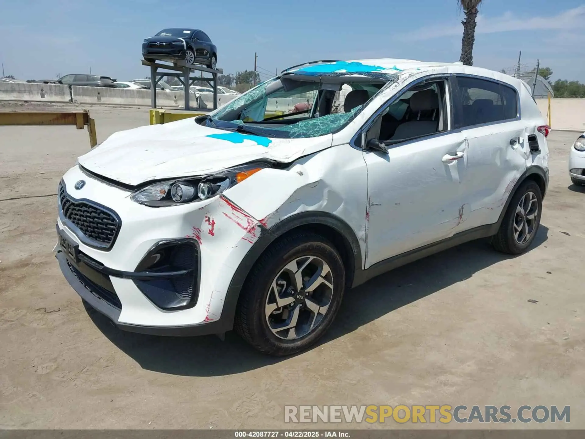 2 Photograph of a damaged car KNDPM3AC1L7698465 KIA SPORTAGE 2020
