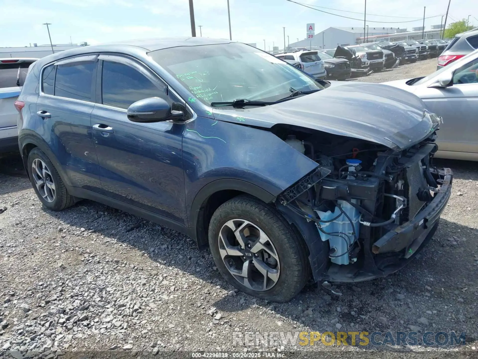 1 Photograph of a damaged car KNDPM3AC1L7723977 KIA SPORTAGE 2020