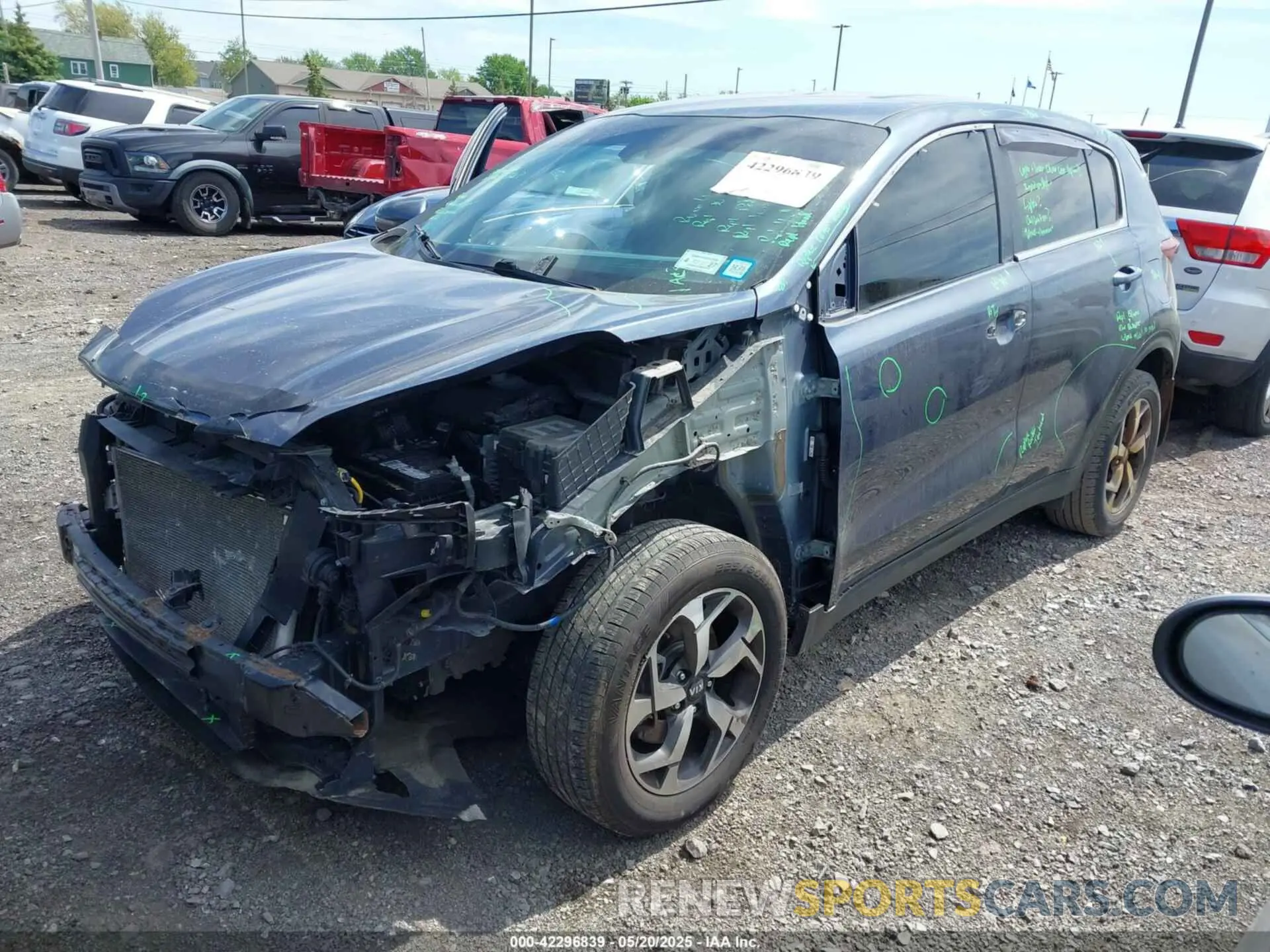 2 Photograph of a damaged car KNDPM3AC1L7723977 KIA SPORTAGE 2020