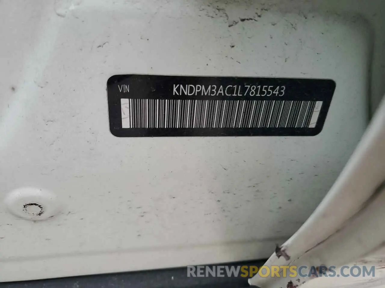 13 Photograph of a damaged car KNDPM3AC1L7815543 KIA SPORTAGE 2020