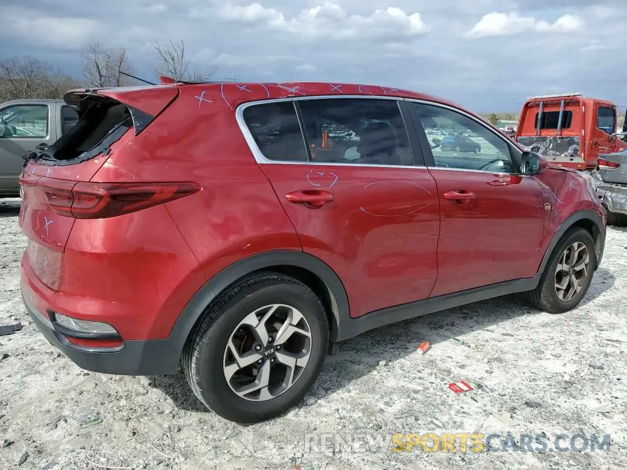 3 Photograph of a damaged car KNDPM3AC2L7675230 KIA SPORTAGE 2020