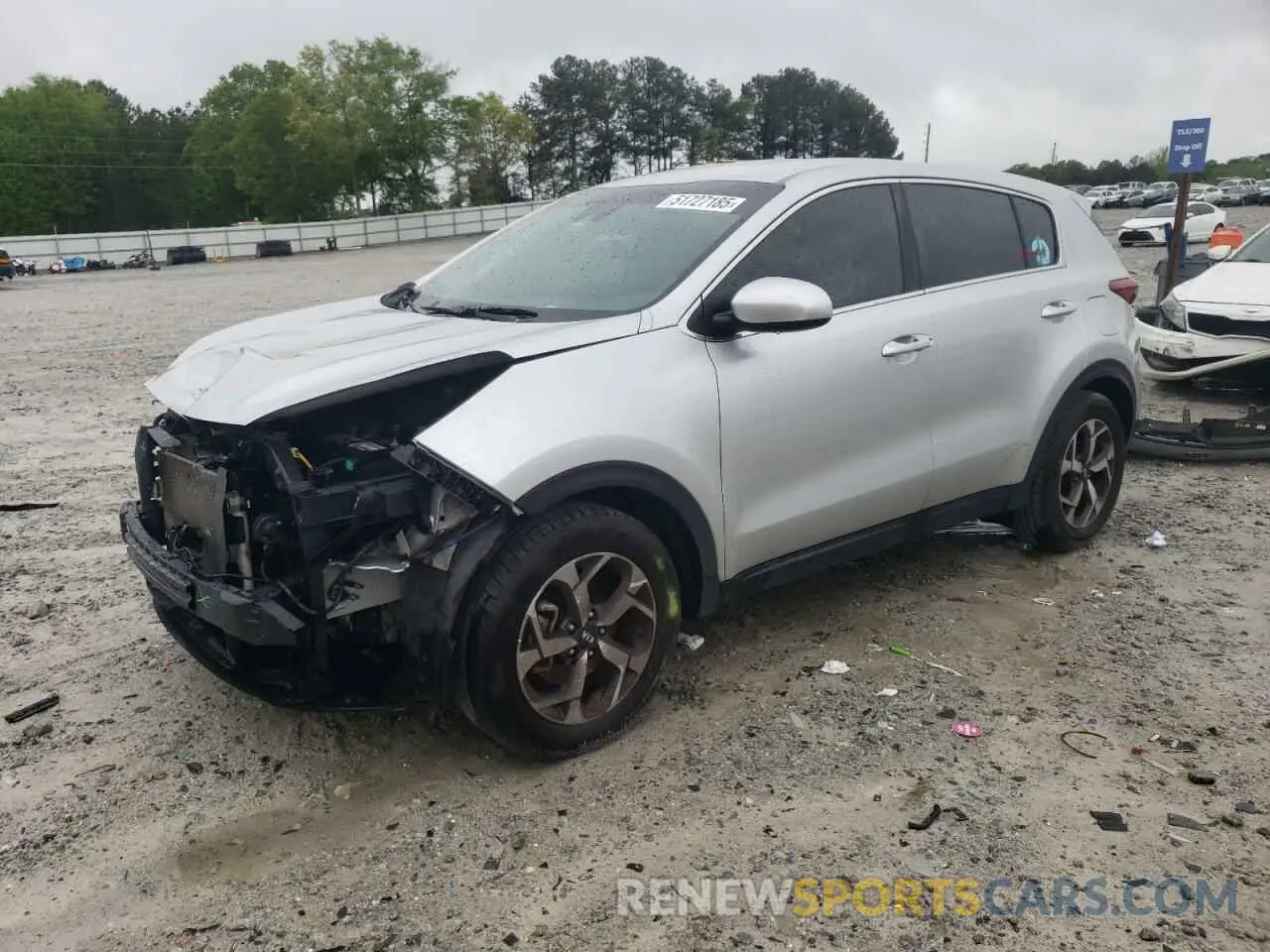 1 Photograph of a damaged car KNDPM3AC2L7687183 KIA SPORTAGE 2020