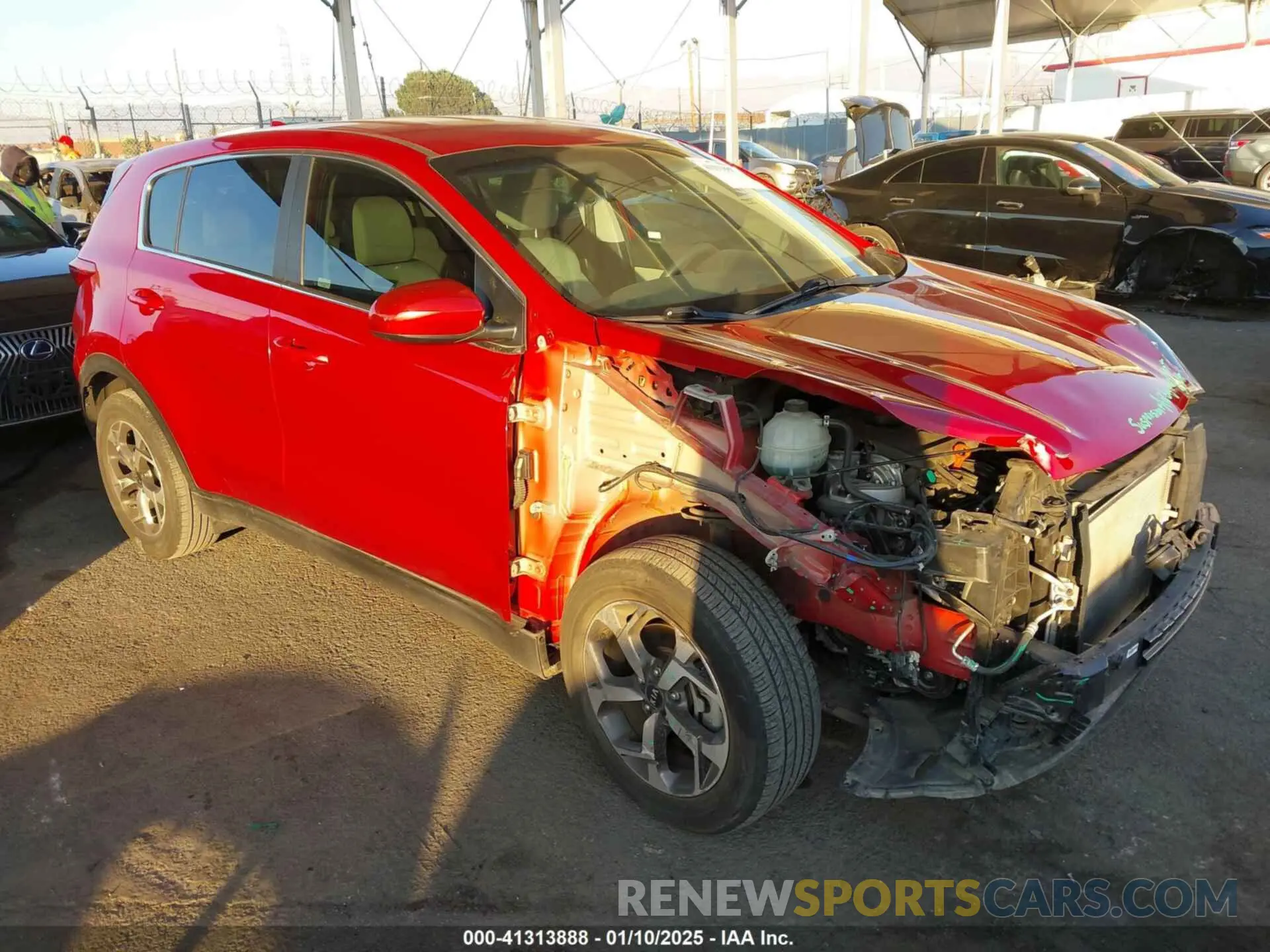 1 Photograph of a damaged car KNDPM3AC2L7737435 KIA SPORTAGE 2020