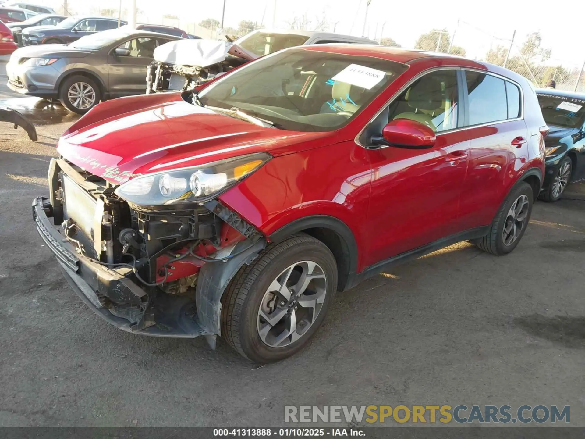 2 Photograph of a damaged car KNDPM3AC2L7737435 KIA SPORTAGE 2020
