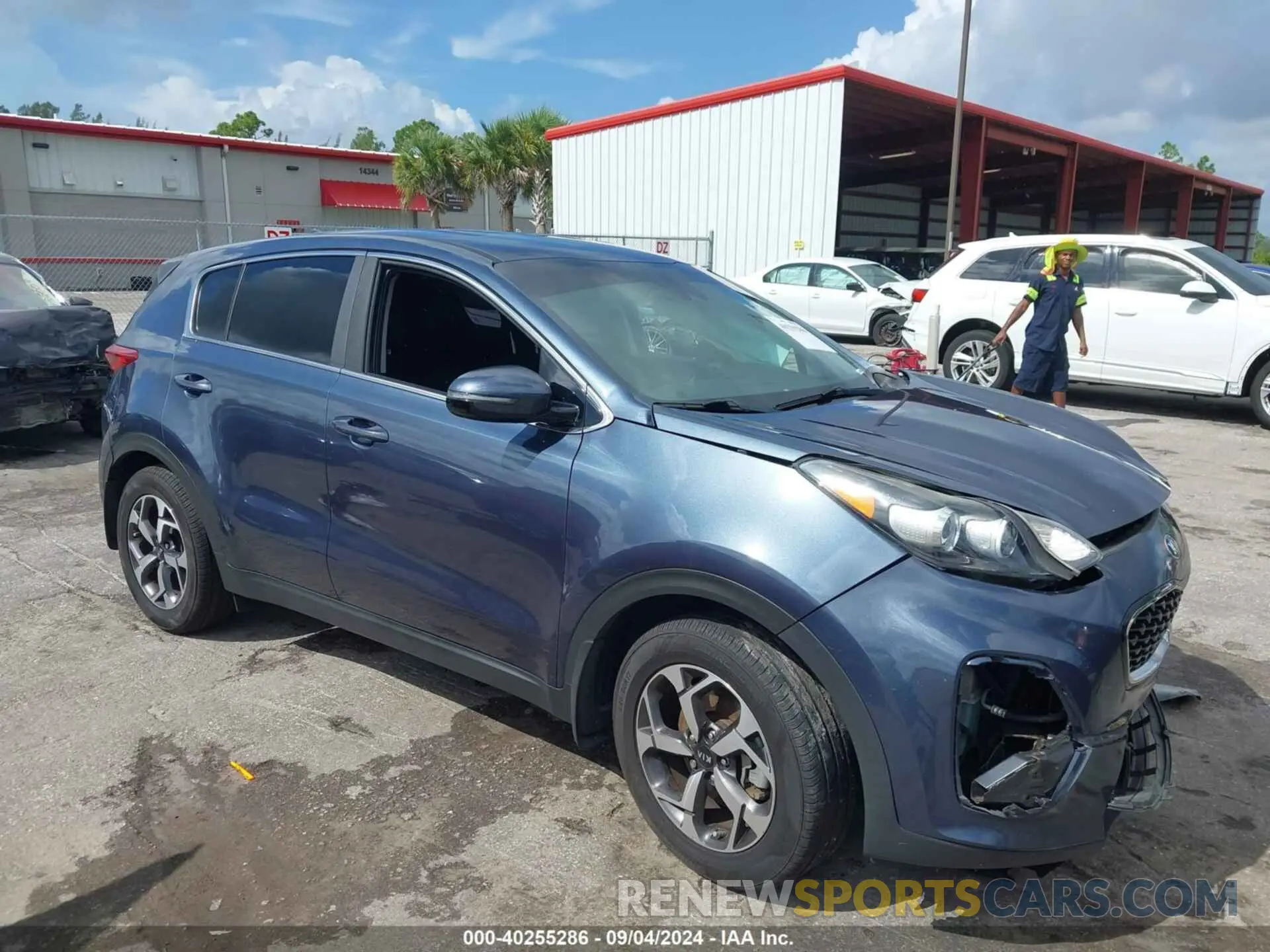 1 Photograph of a damaged car KNDPM3AC3L7713581 KIA SPORTAGE 2020