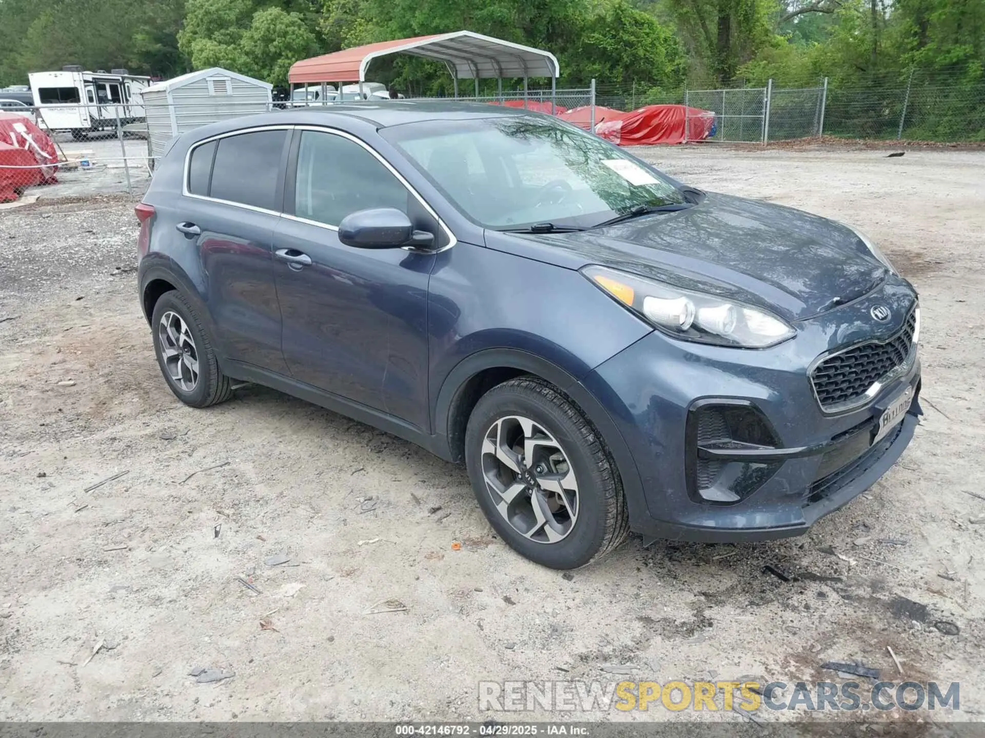 1 Photograph of a damaged car KNDPM3AC4L7651723 KIA SPORTAGE 2020