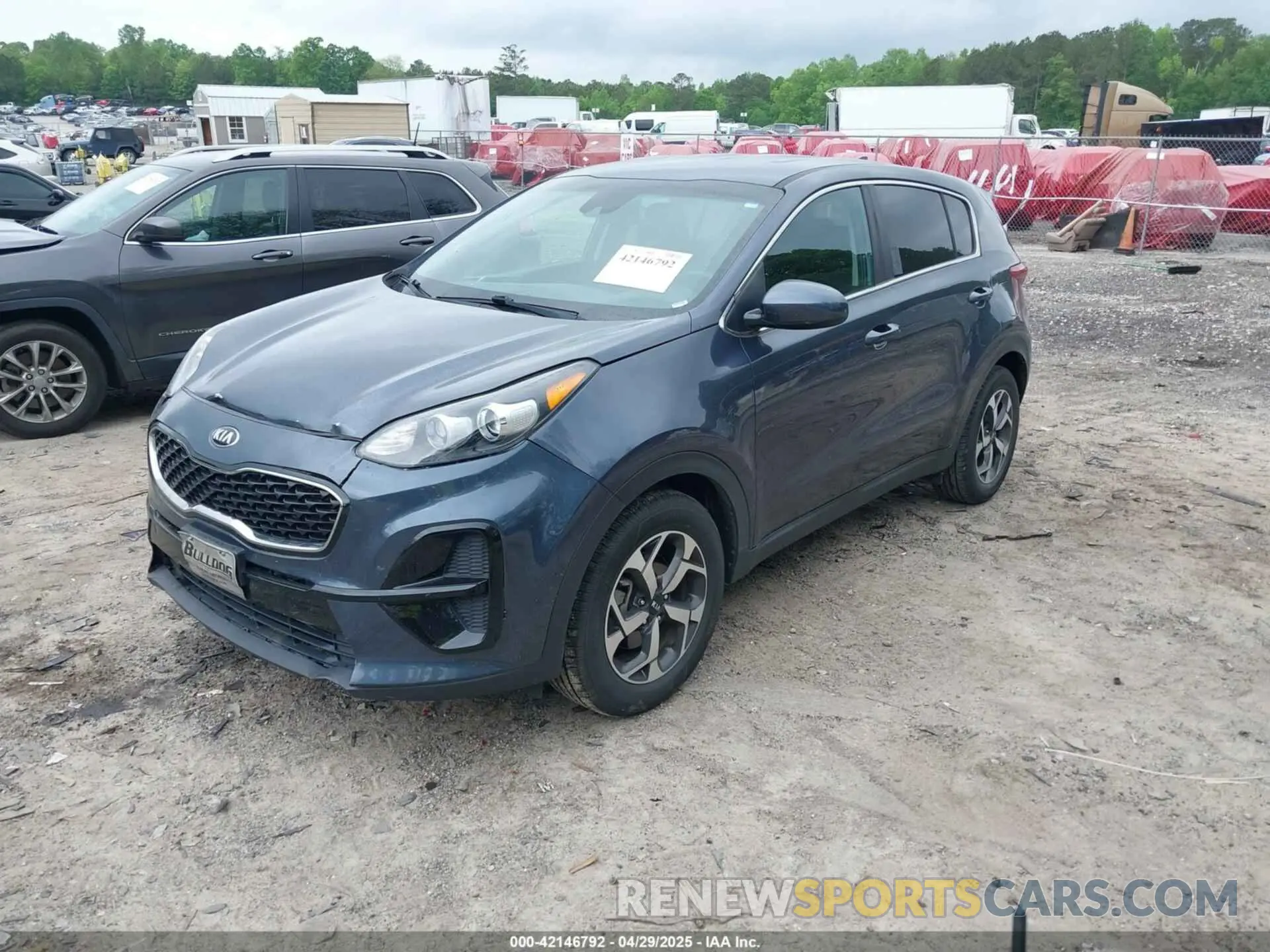 2 Photograph of a damaged car KNDPM3AC4L7651723 KIA SPORTAGE 2020