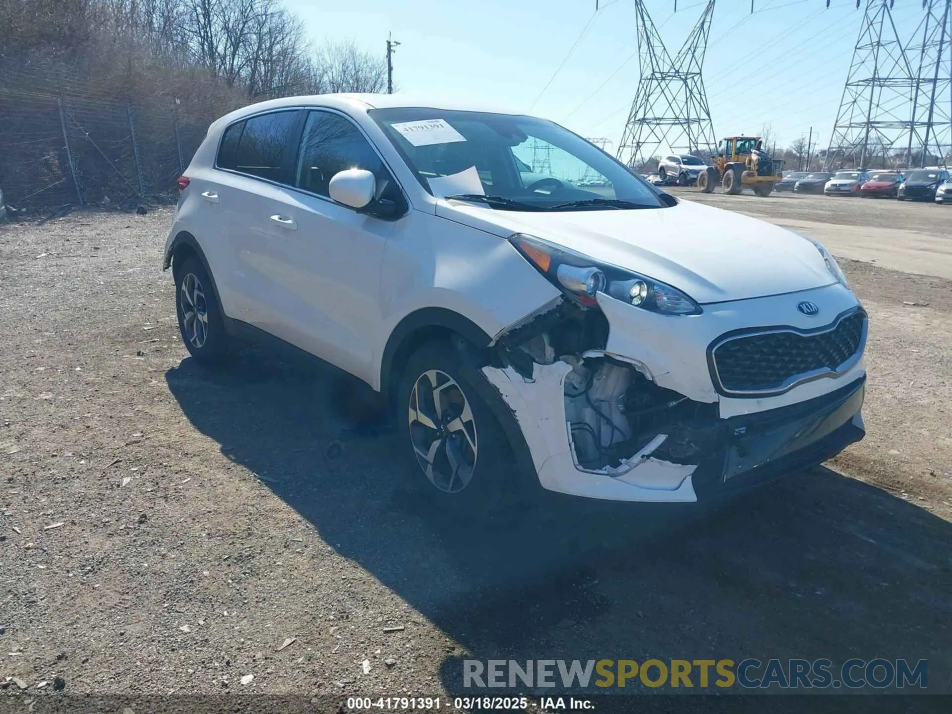 1 Photograph of a damaged car KNDPM3AC4L7732253 KIA SPORTAGE 2020