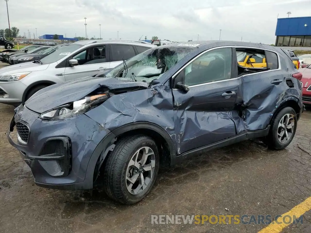 1 Photograph of a damaged car KNDPM3AC4L7779301 KIA SPORTAGE 2020