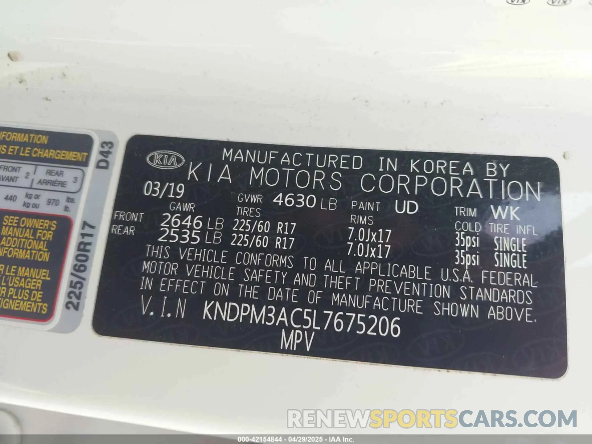 9 Photograph of a damaged car KNDPM3AC5L7675206 KIA SPORTAGE 2020