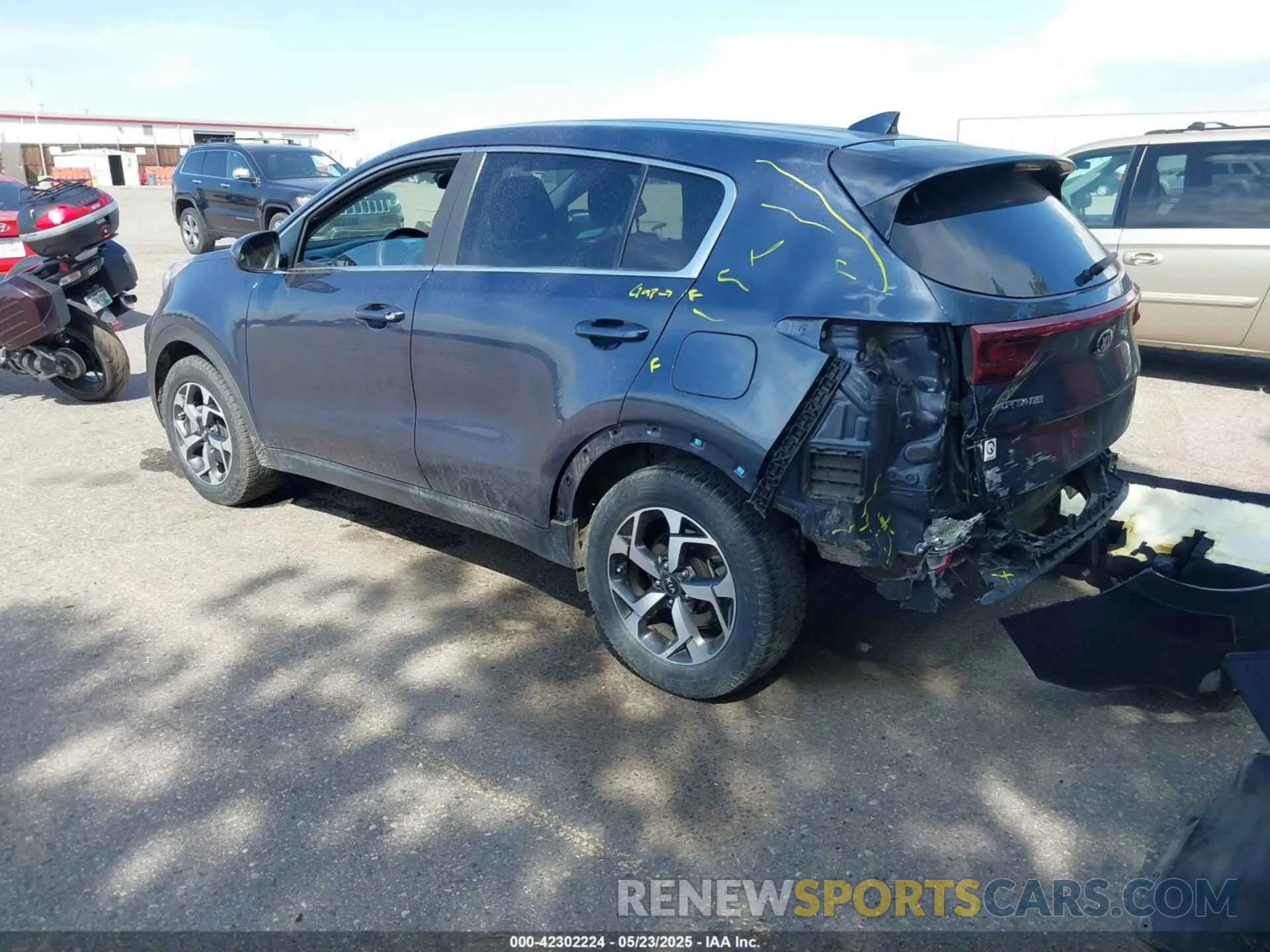 3 Photograph of a damaged car KNDPM3AC5L7746534 KIA SPORTAGE 2020