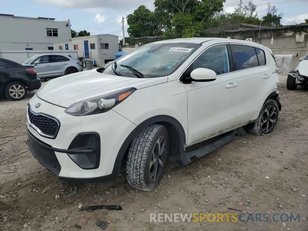 1 Photograph of a damaged car KNDPM3AC5L7814024 KIA SPORTAGE 2020
