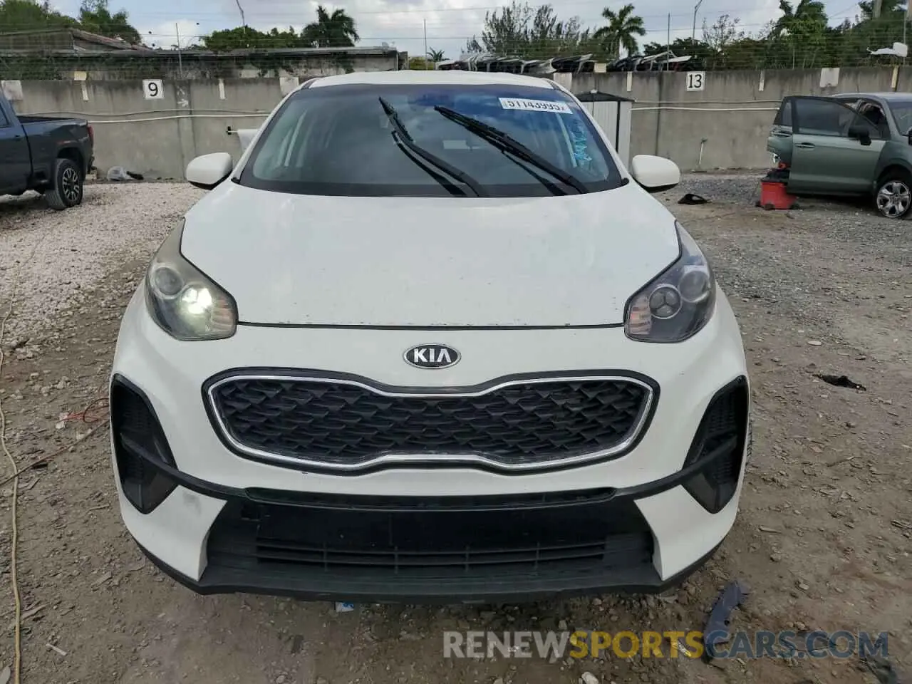 5 Photograph of a damaged car KNDPM3AC5L7814024 KIA SPORTAGE 2020