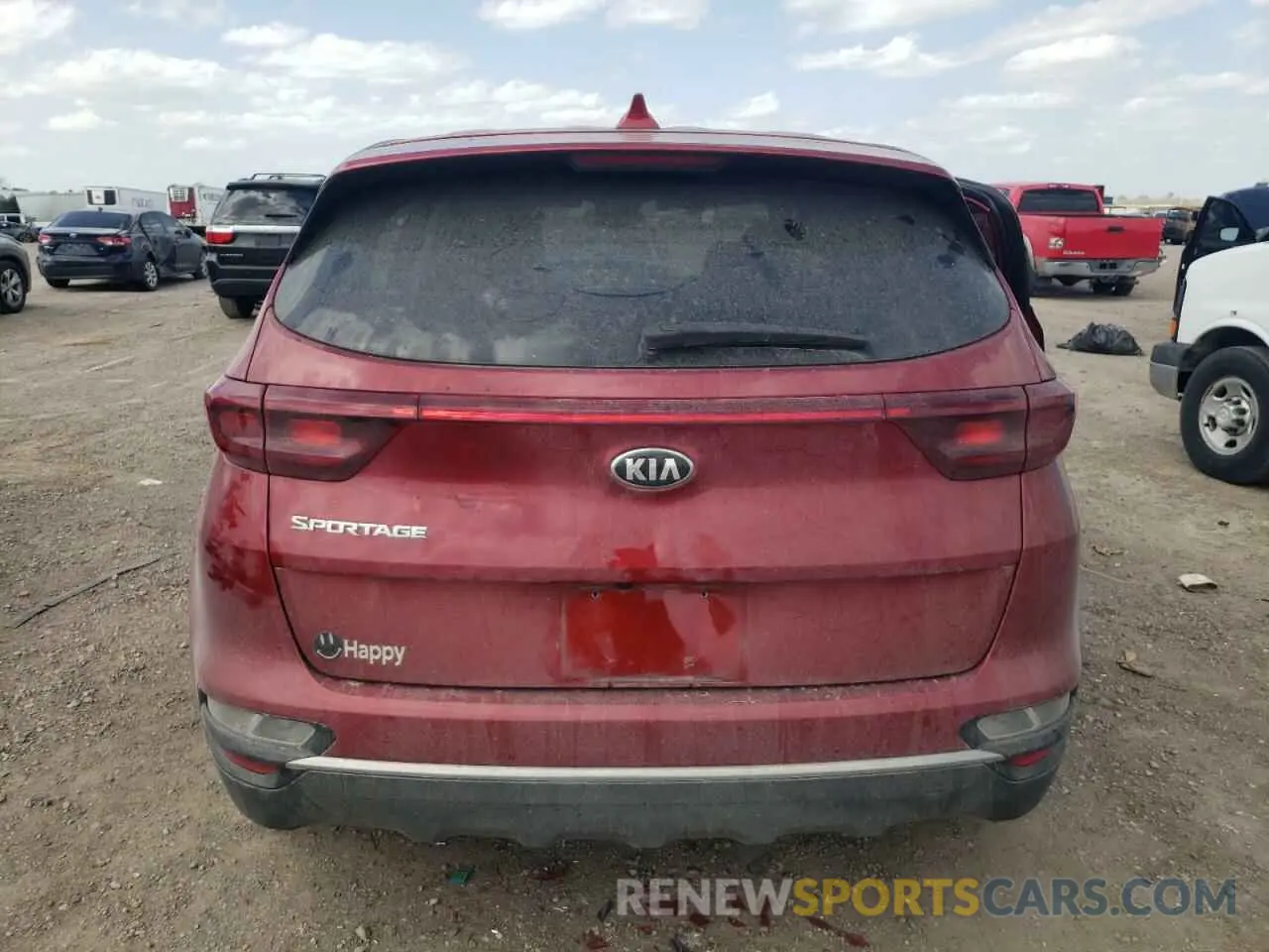 6 Photograph of a damaged car KNDPM3AC5L7829395 KIA SPORTAGE 2020