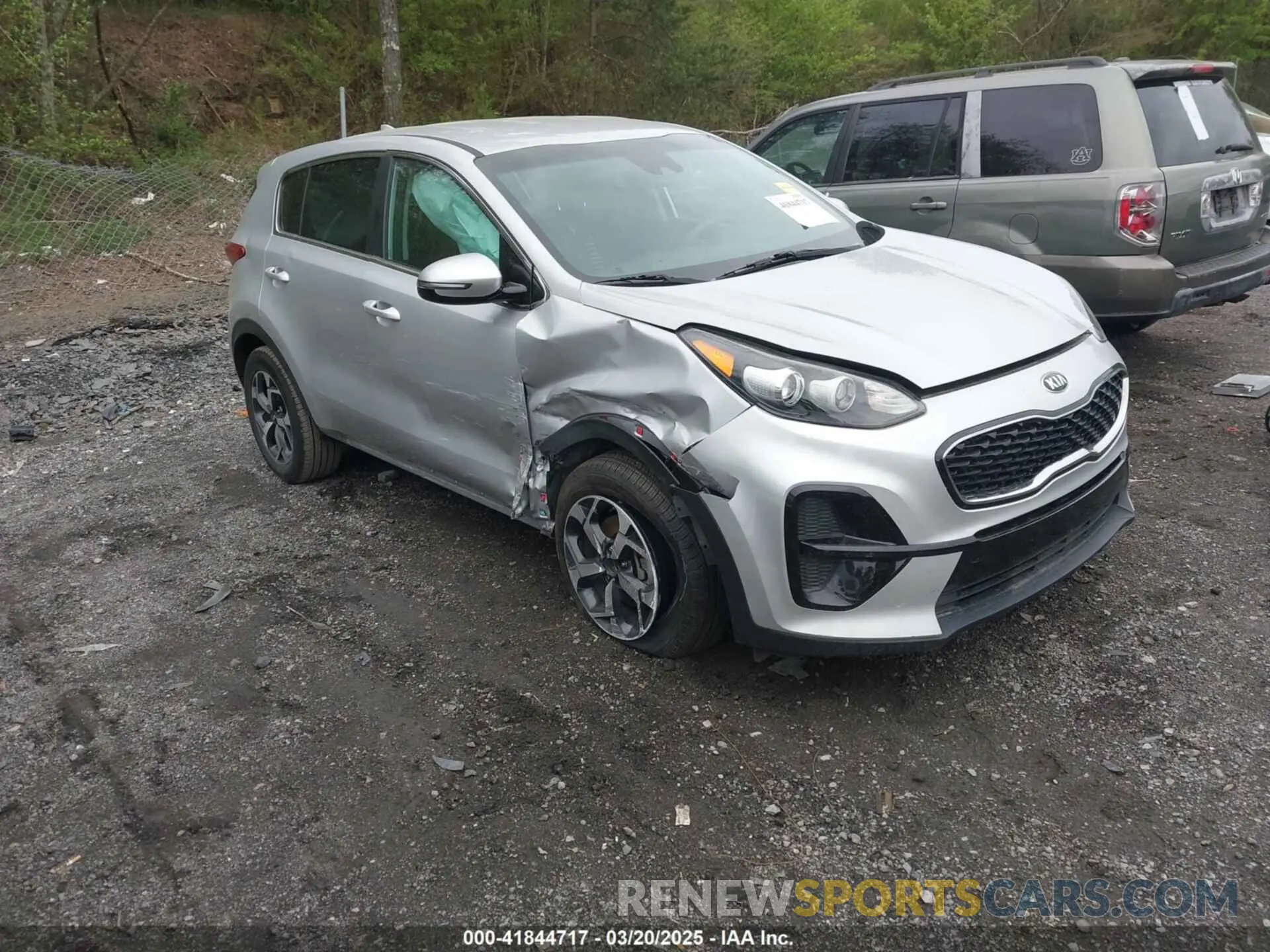 1 Photograph of a damaged car KNDPM3AC6L7634566 KIA SPORTAGE 2020