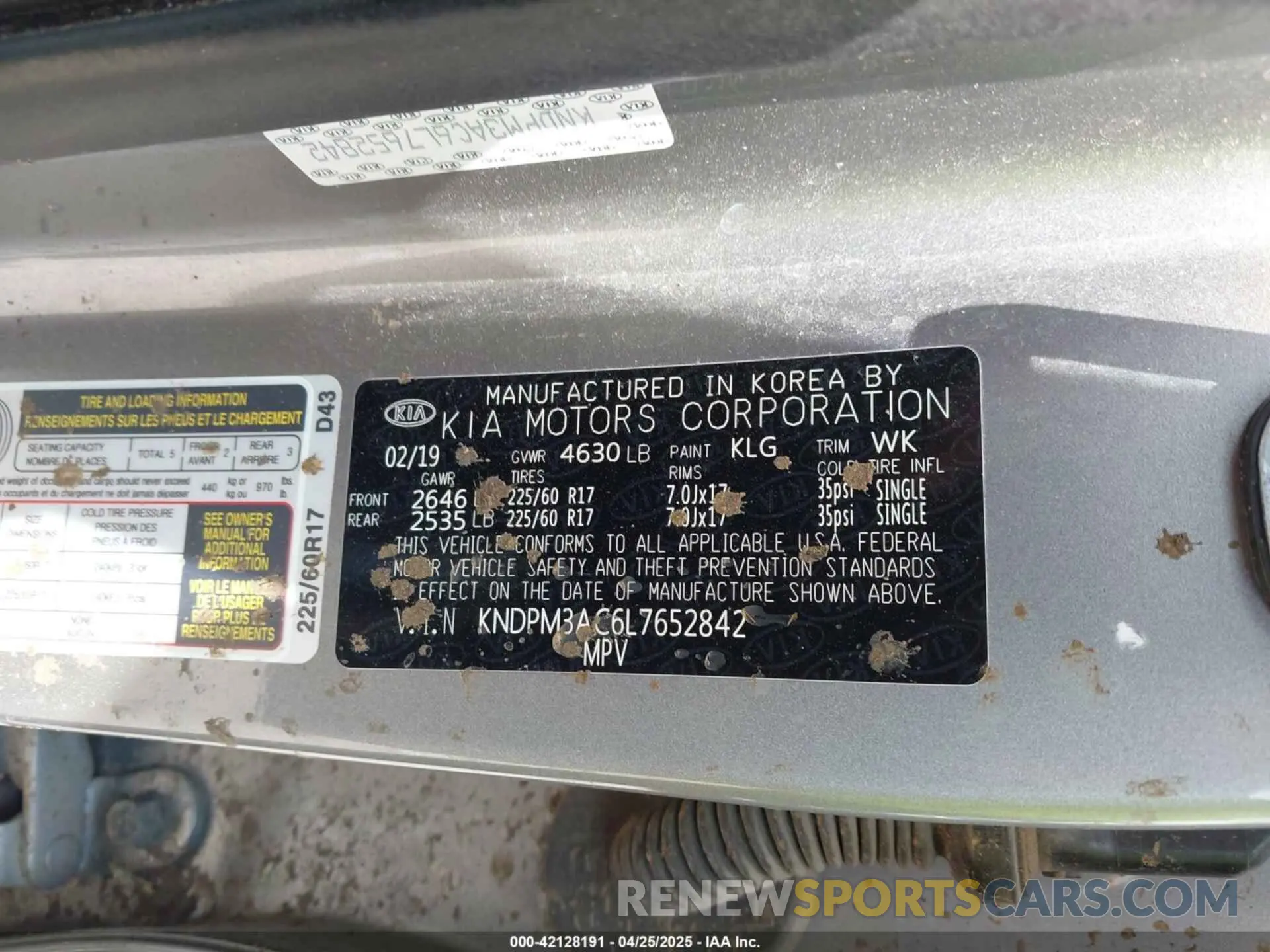 9 Photograph of a damaged car KNDPM3AC6L7652842 KIA SPORTAGE 2020
