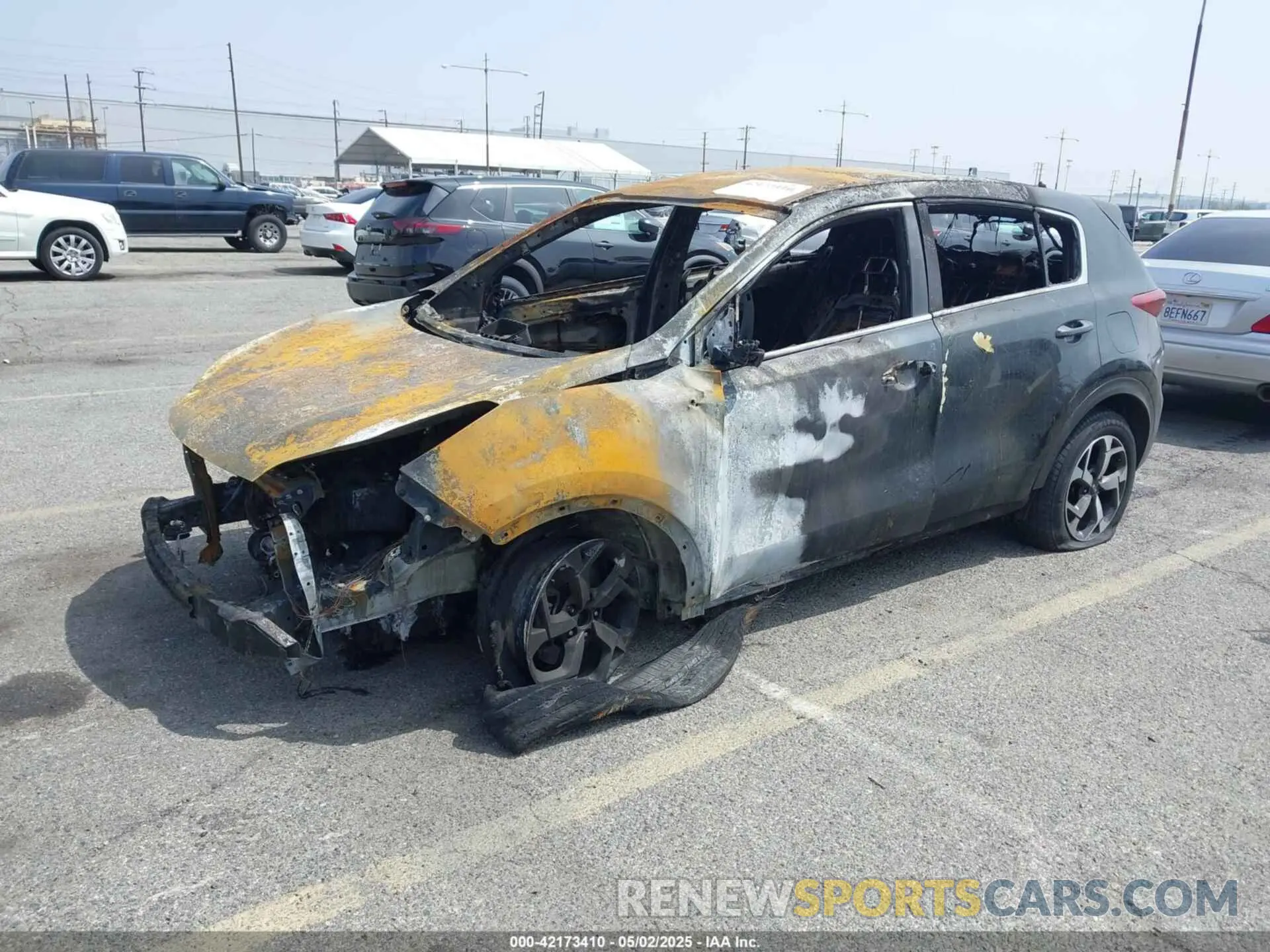 2 Photograph of a damaged car KNDPM3AC6L7665512 KIA SPORTAGE 2020