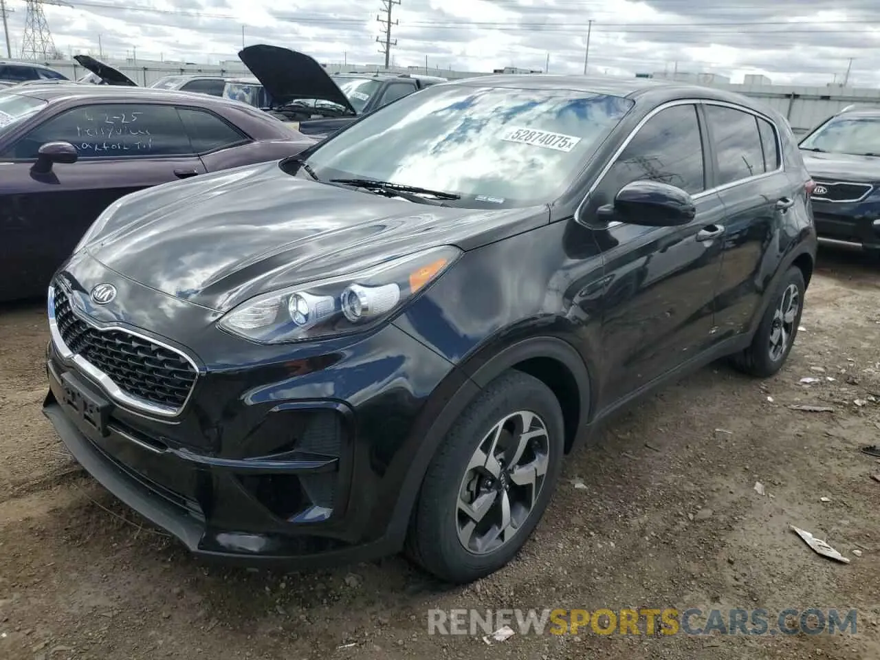 1 Photograph of a damaged car KNDPM3AC6L7729287 KIA SPORTAGE 2020