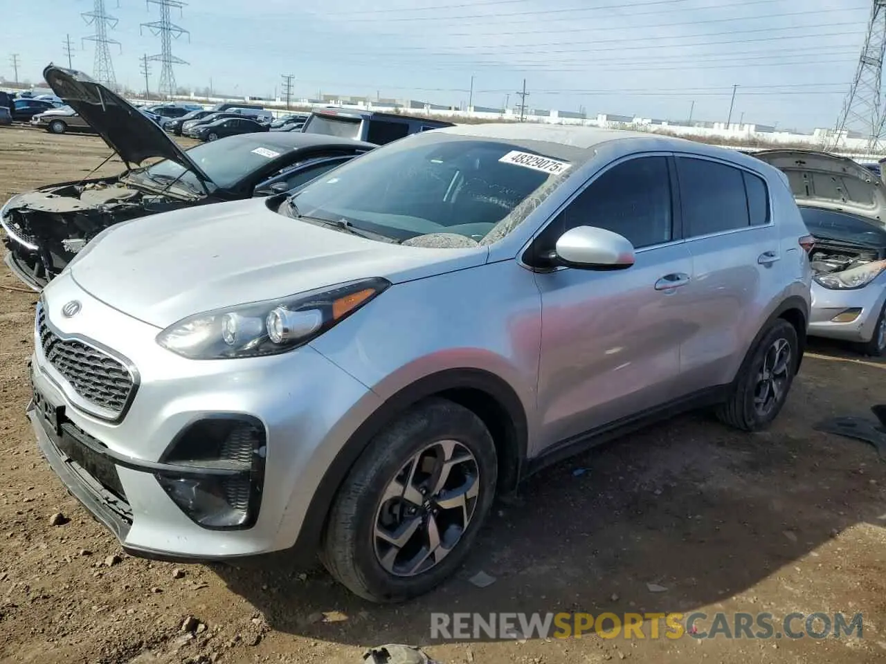 1 Photograph of a damaged car KNDPM3AC6L7805669 KIA SPORTAGE 2020