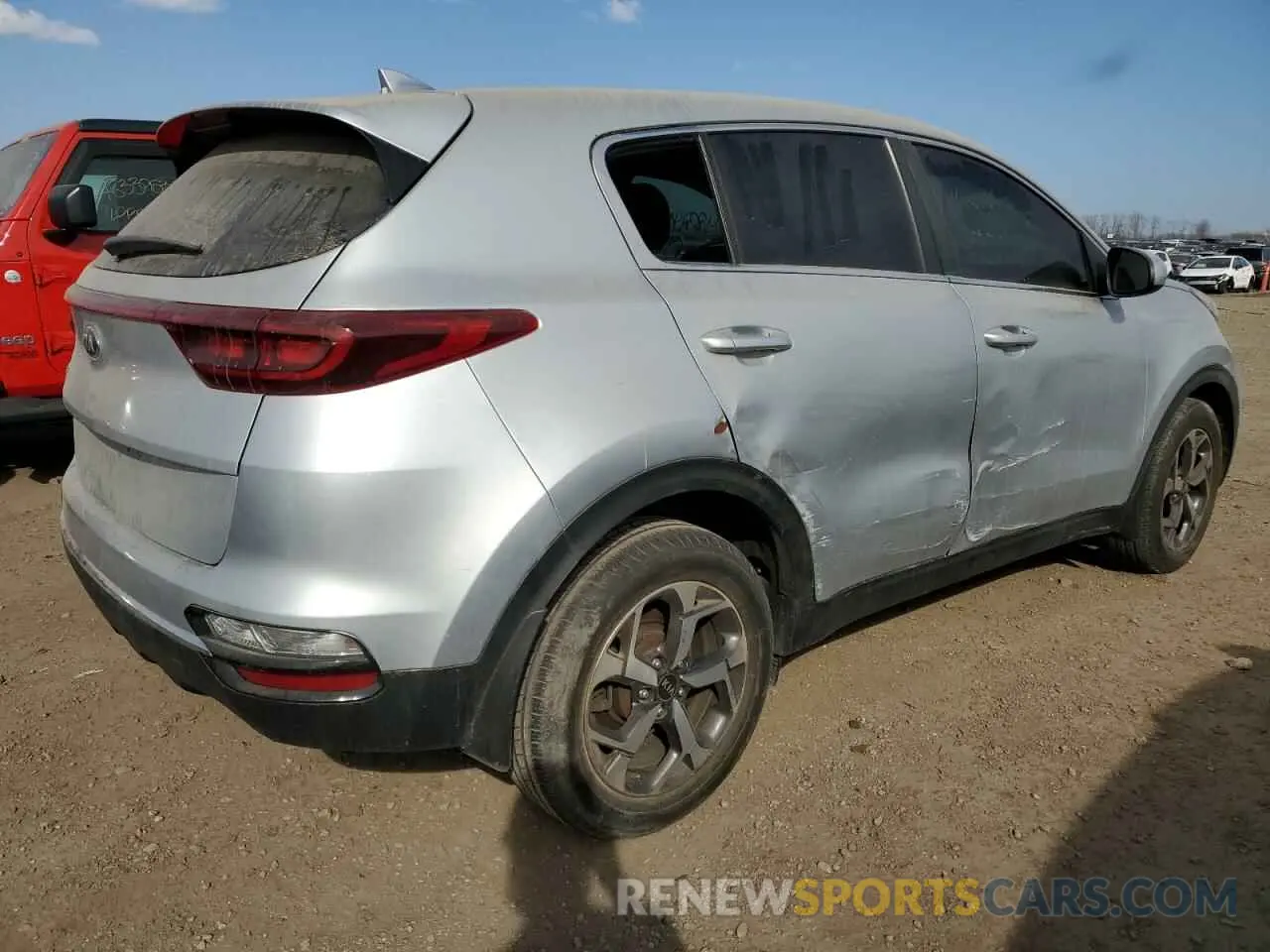 3 Photograph of a damaged car KNDPM3AC6L7805669 KIA SPORTAGE 2020