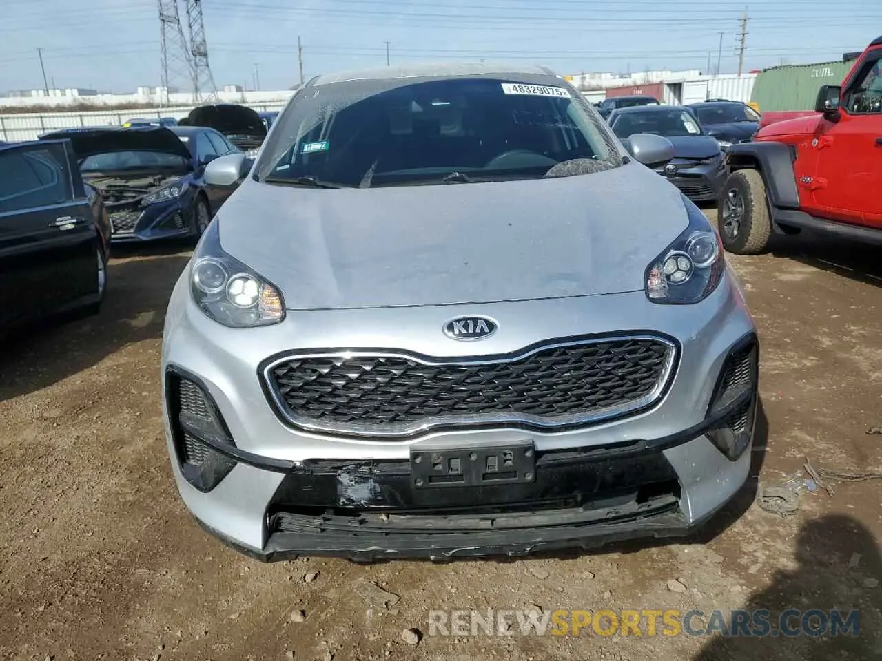 5 Photograph of a damaged car KNDPM3AC6L7805669 KIA SPORTAGE 2020