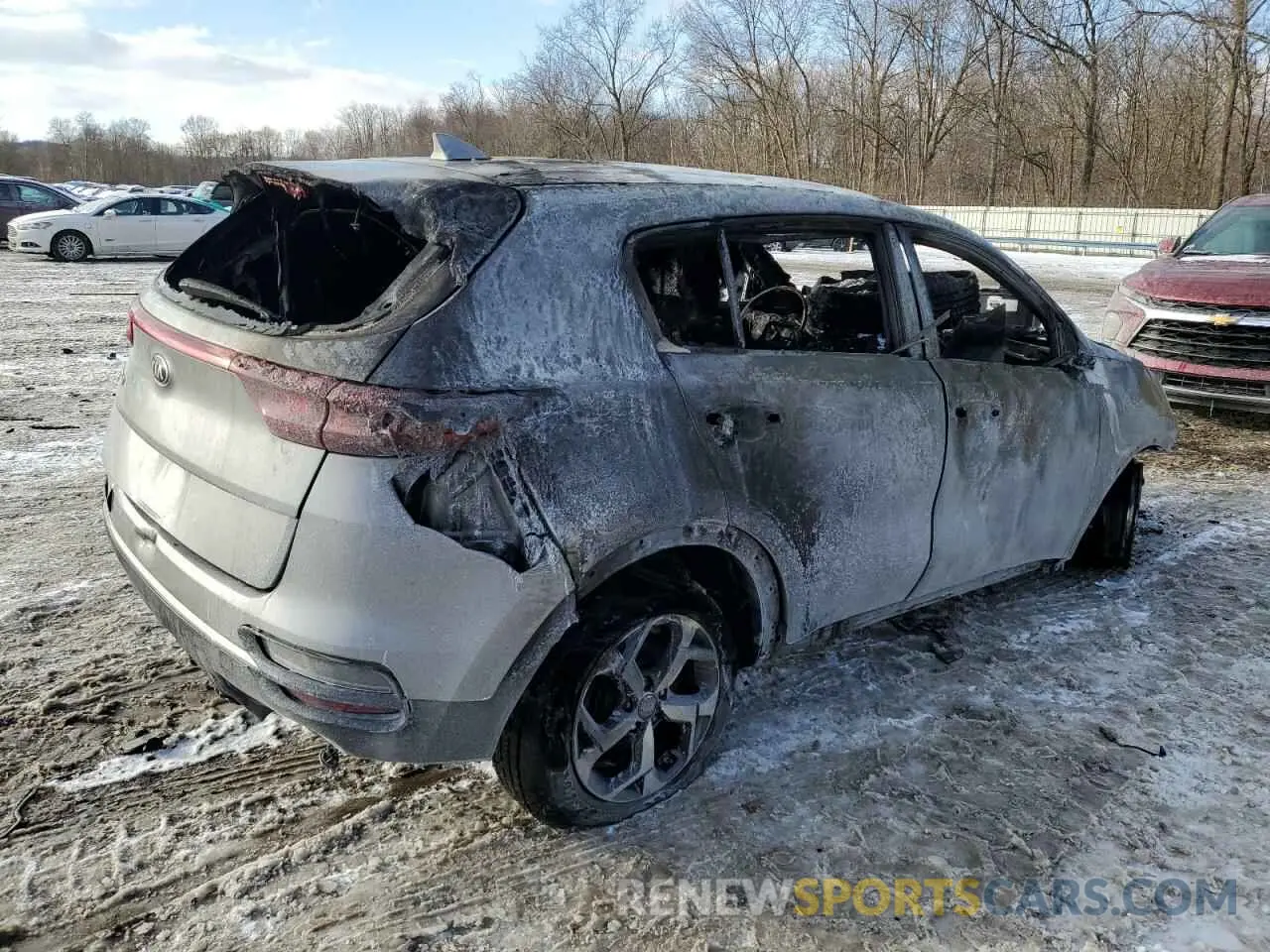 3 Photograph of a damaged car KNDPM3AC6L7821581 KIA SPORTAGE 2020