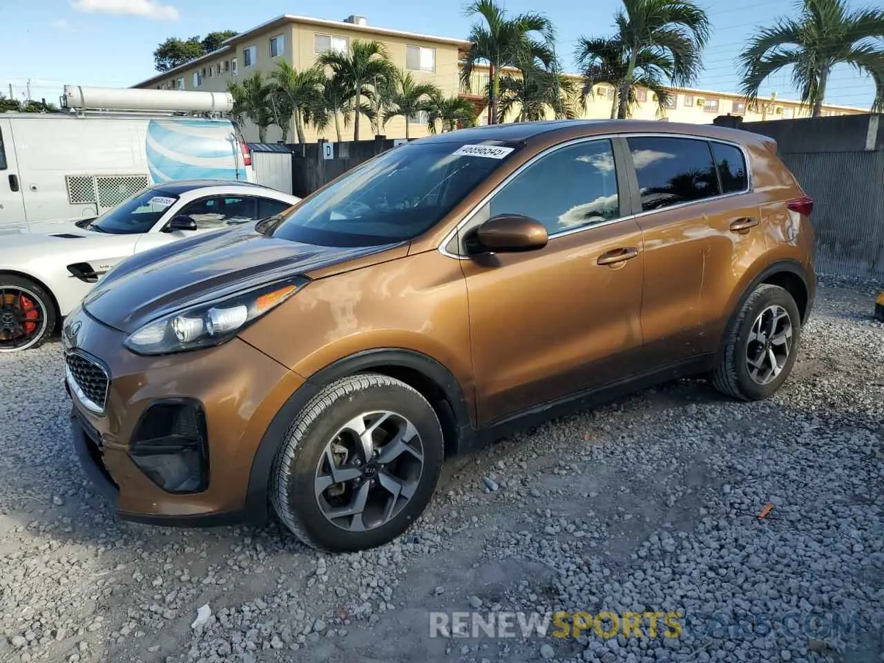1 Photograph of a damaged car KNDPM3AC7L7637055 KIA SPORTAGE 2020