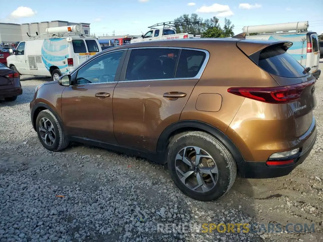 2 Photograph of a damaged car KNDPM3AC7L7637055 KIA SPORTAGE 2020