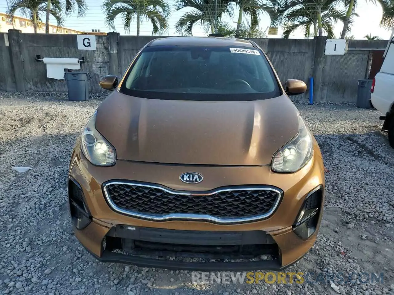 5 Photograph of a damaged car KNDPM3AC7L7637055 KIA SPORTAGE 2020