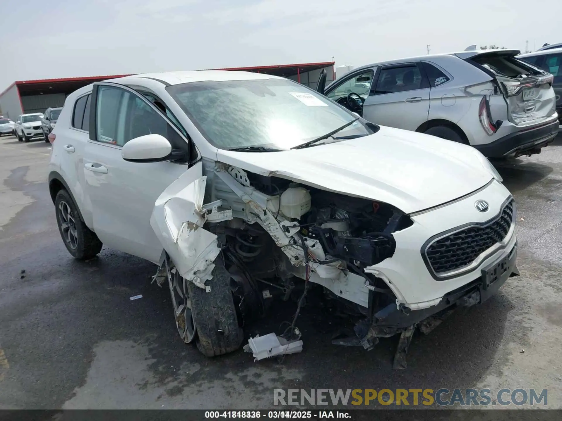 1 Photograph of a damaged car KNDPM3AC7L7652493 KIA SPORTAGE 2020